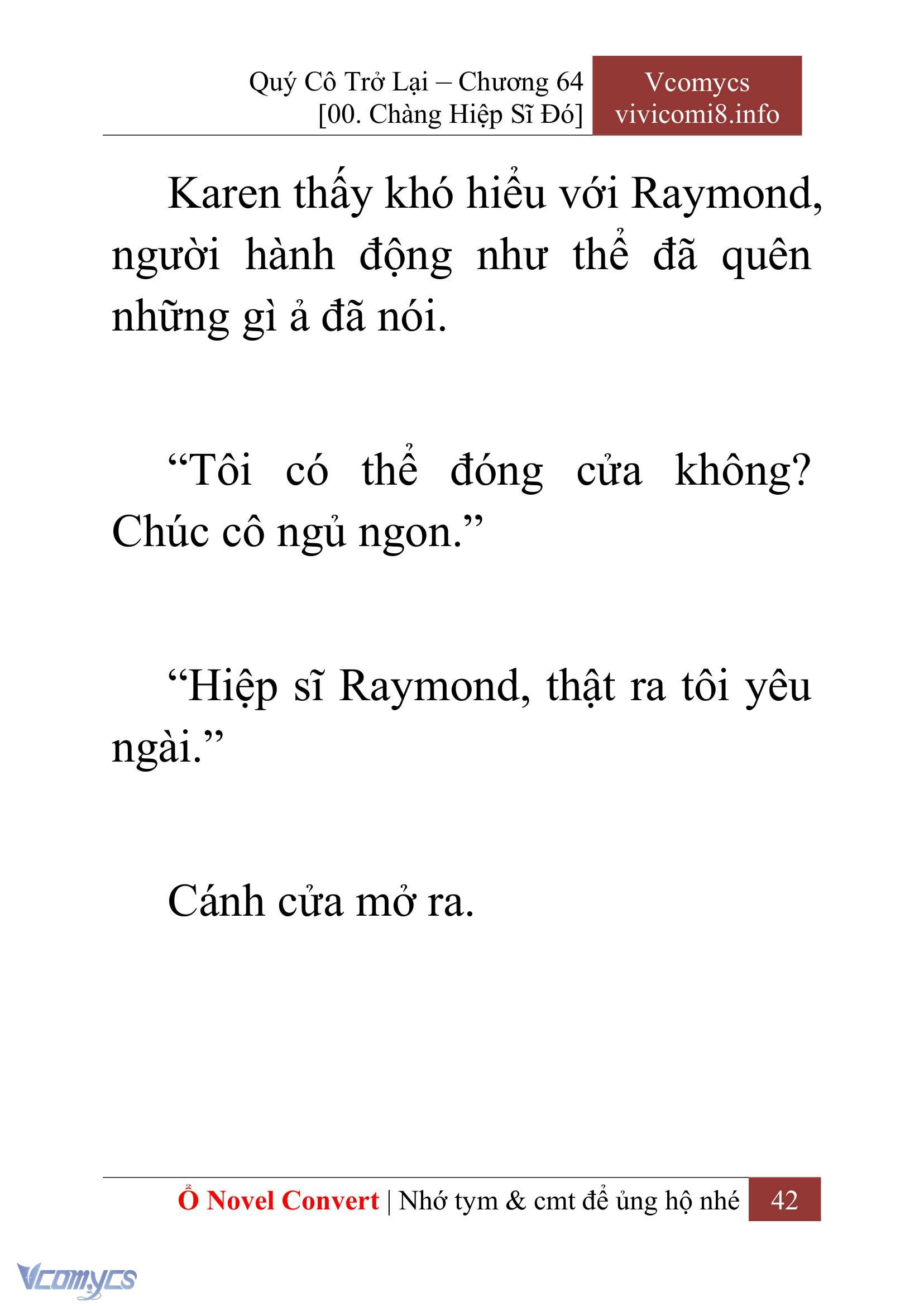[Novel] Quý Cô Trở Lại Chapter 64 - Trang 45