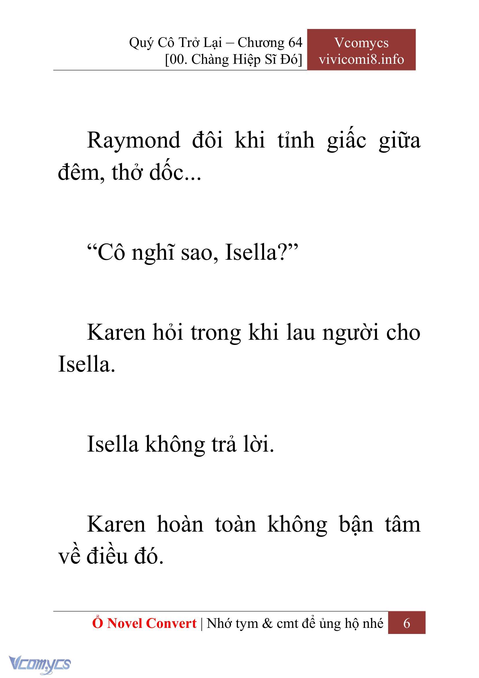 [Novel] Quý Cô Trở Lại Chapter 64 - Trang 9
