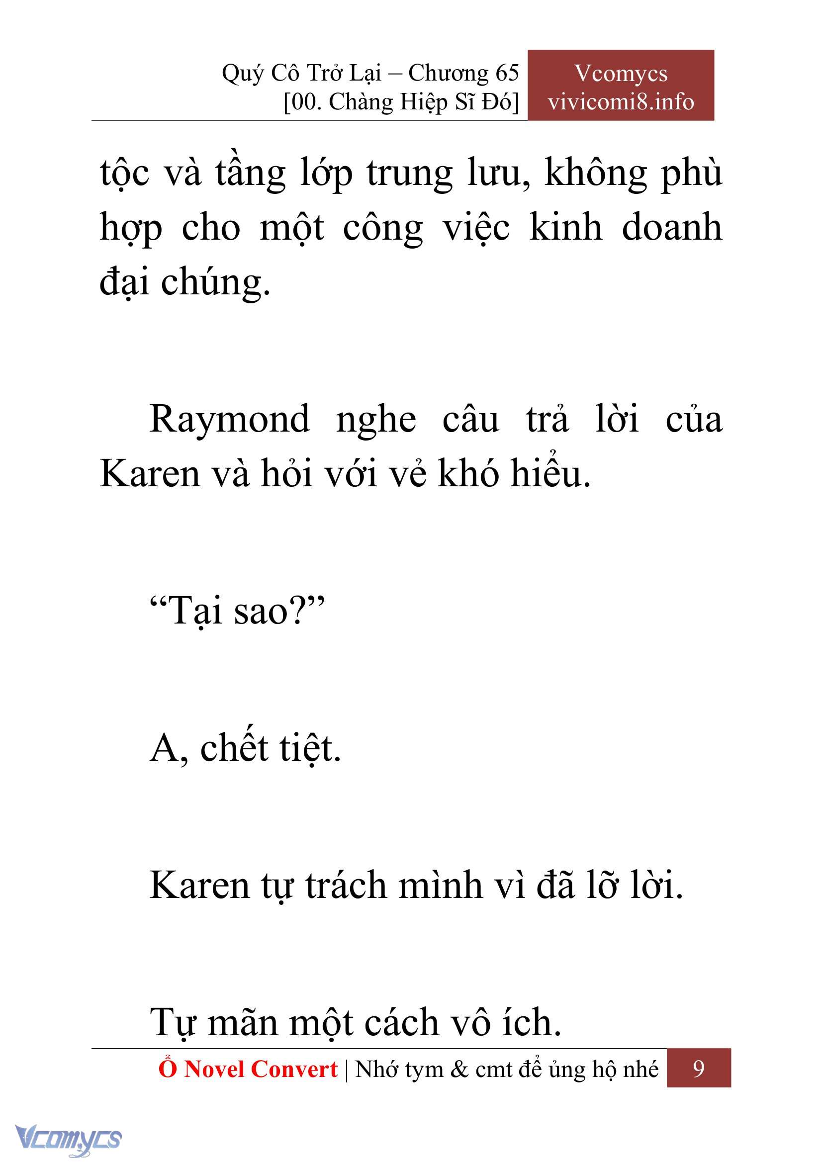 [Novel] Quý Cô Trở Lại Chapter 65 - Trang 12