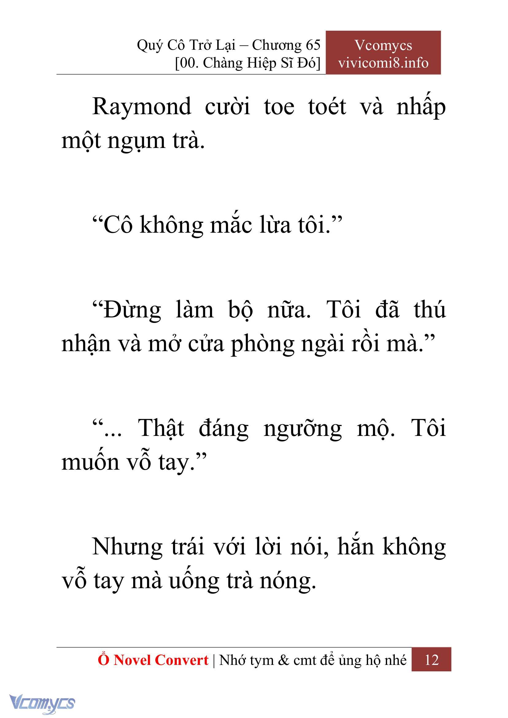 [Novel] Quý Cô Trở Lại Chapter 65 - Trang 15