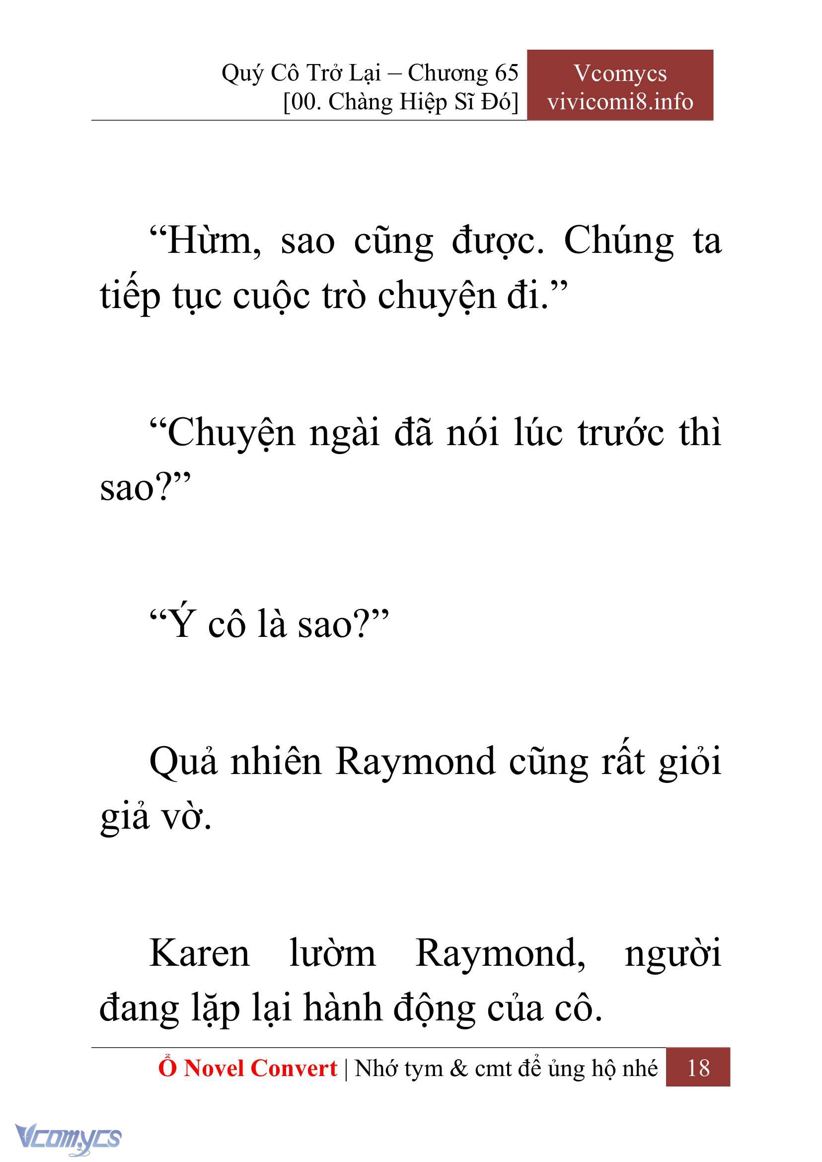[Novel] Quý Cô Trở Lại Chapter 65 - Trang 21