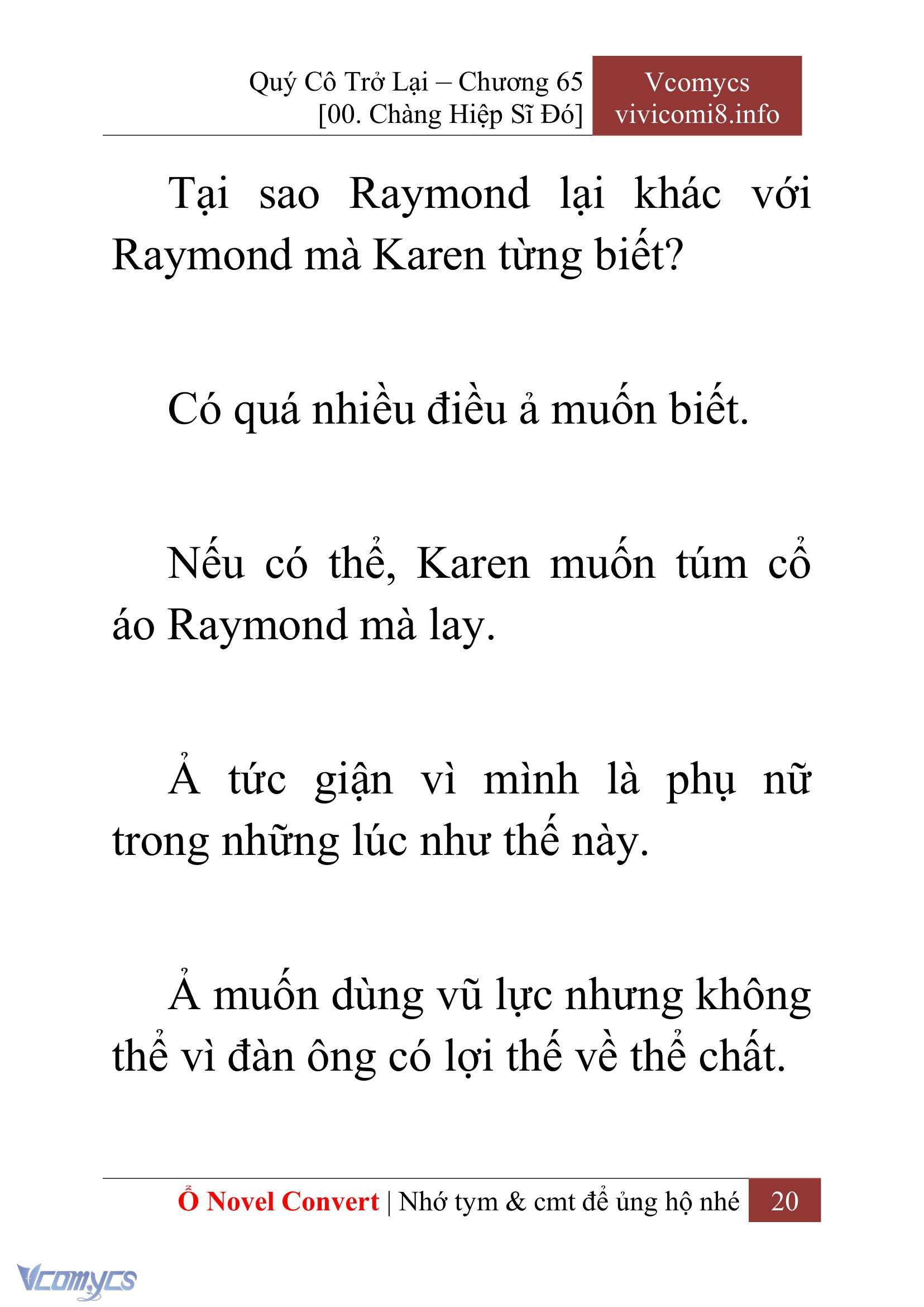 [Novel] Quý Cô Trở Lại Chapter 65 - Trang 23