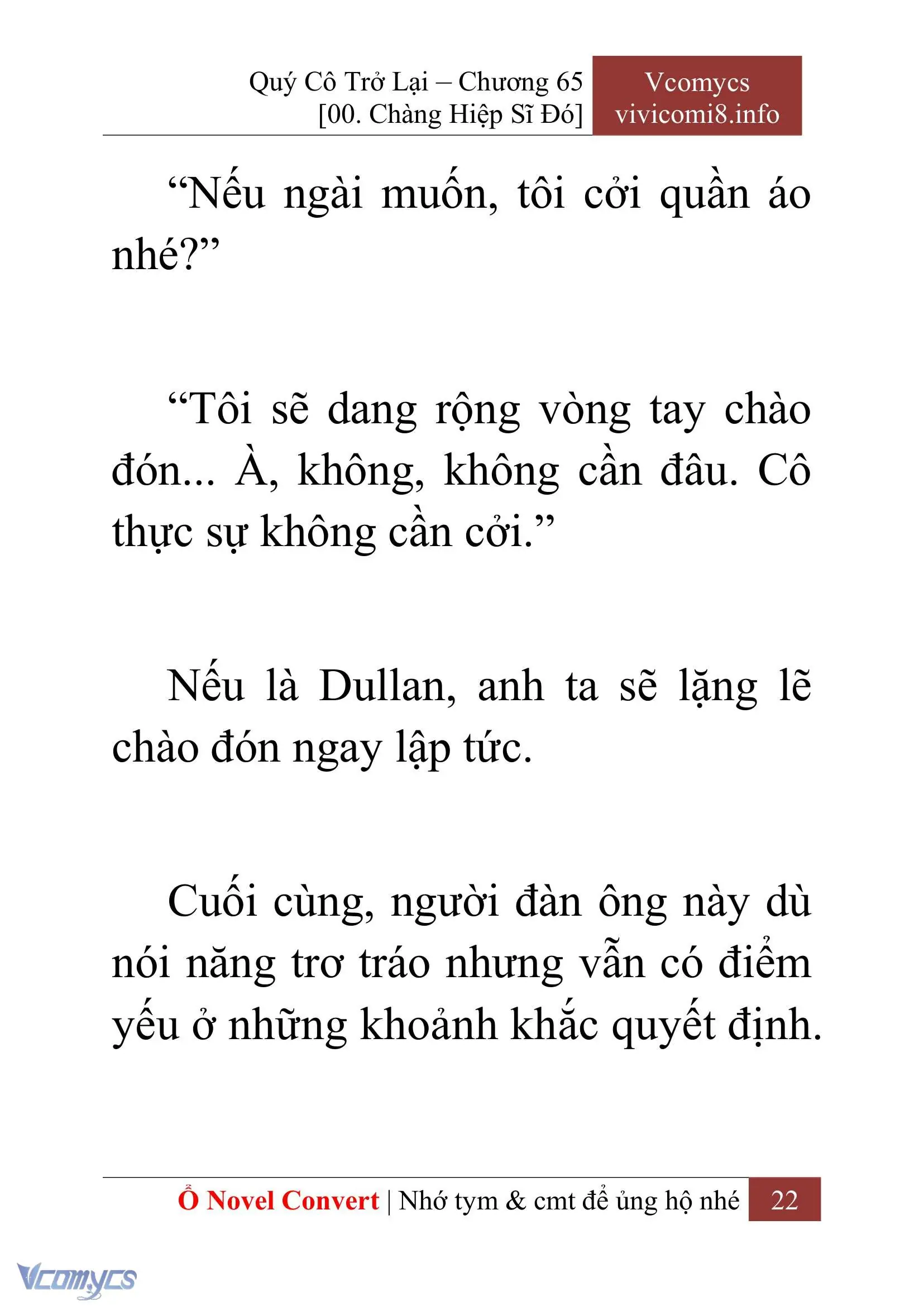 [Novel] Quý Cô Trở Lại Chapter 65 - Trang 25