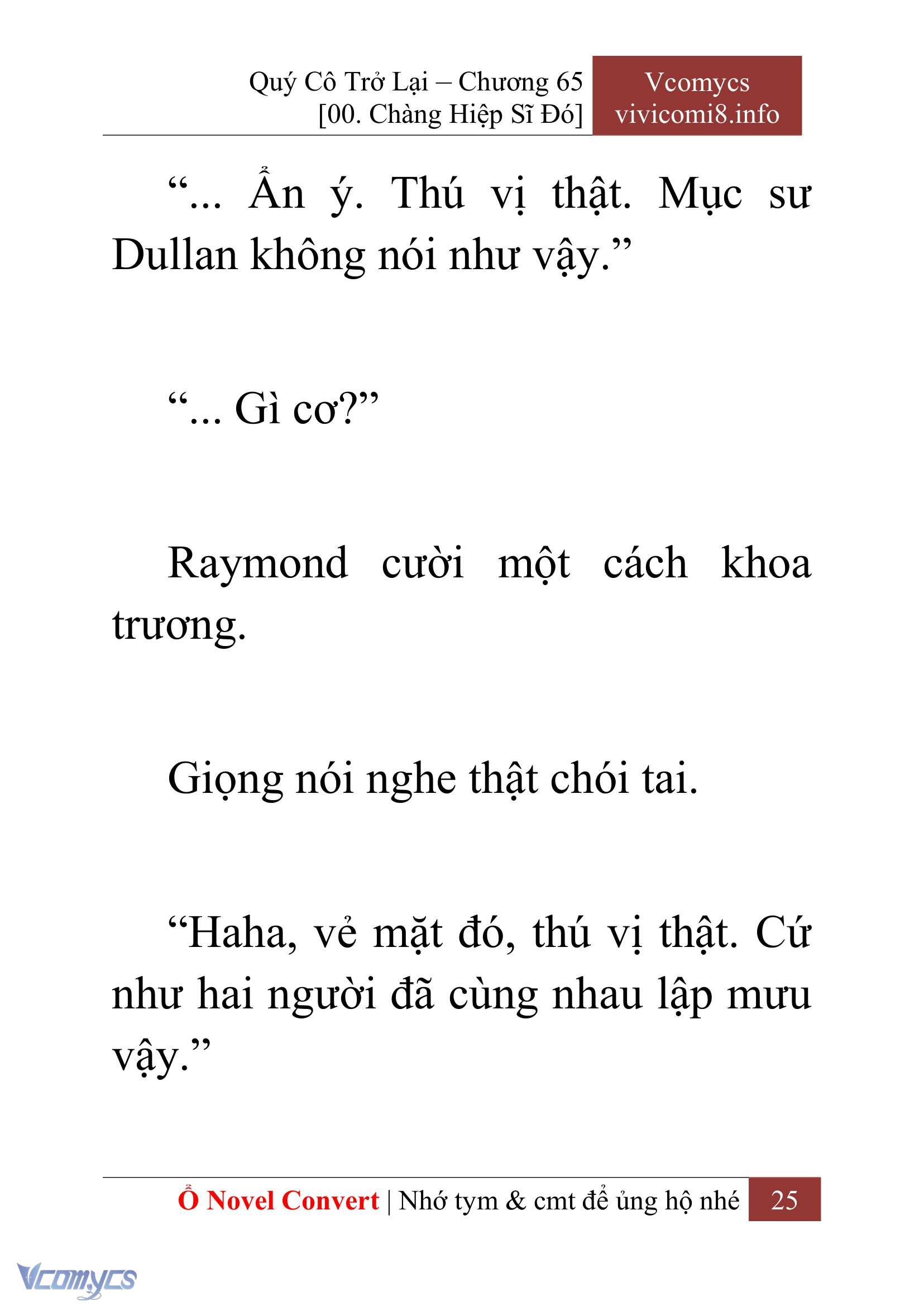 [Novel] Quý Cô Trở Lại Chapter 65 - Trang 28