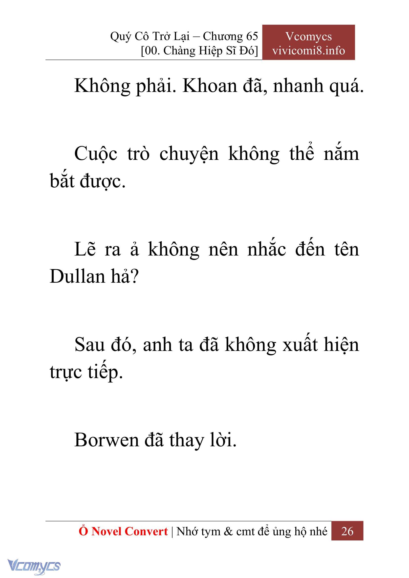 [Novel] Quý Cô Trở Lại Chapter 65 - Trang 29