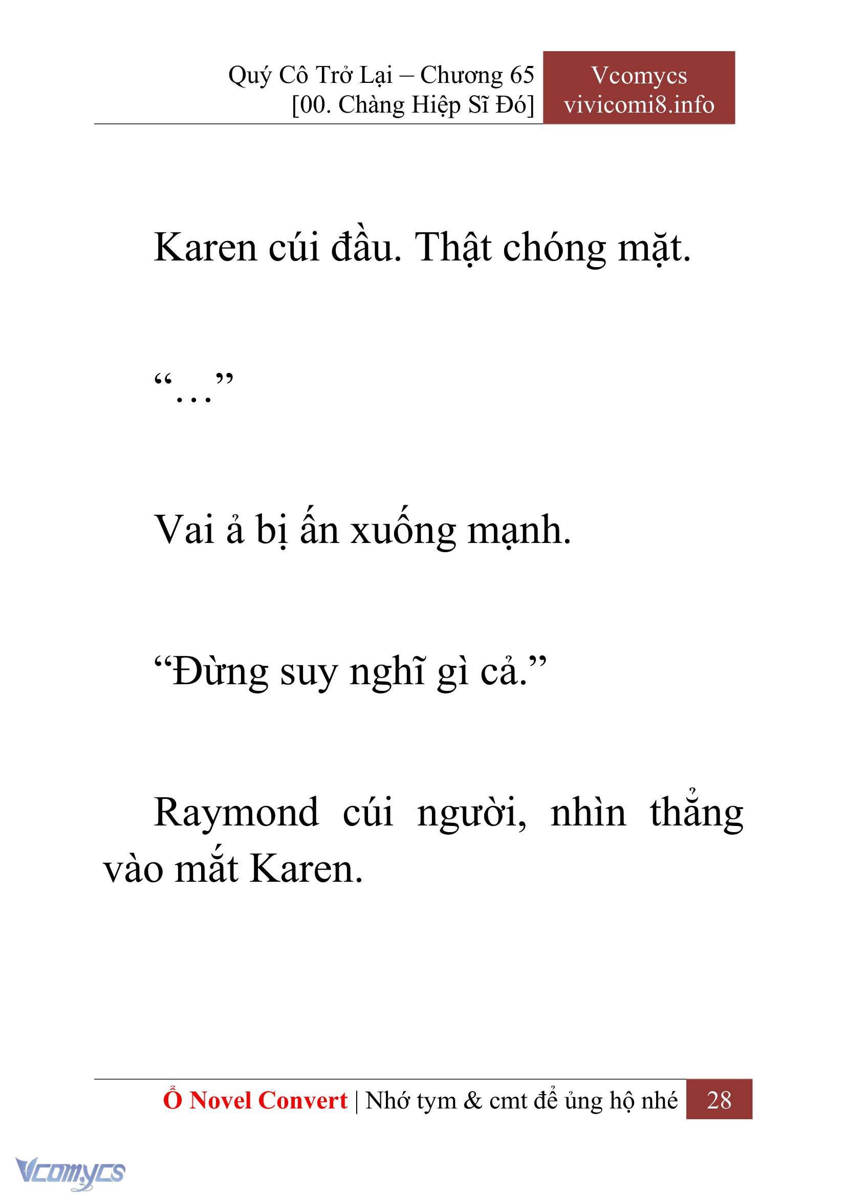 [Novel] Quý Cô Trở Lại Chapter 65 - Trang 31