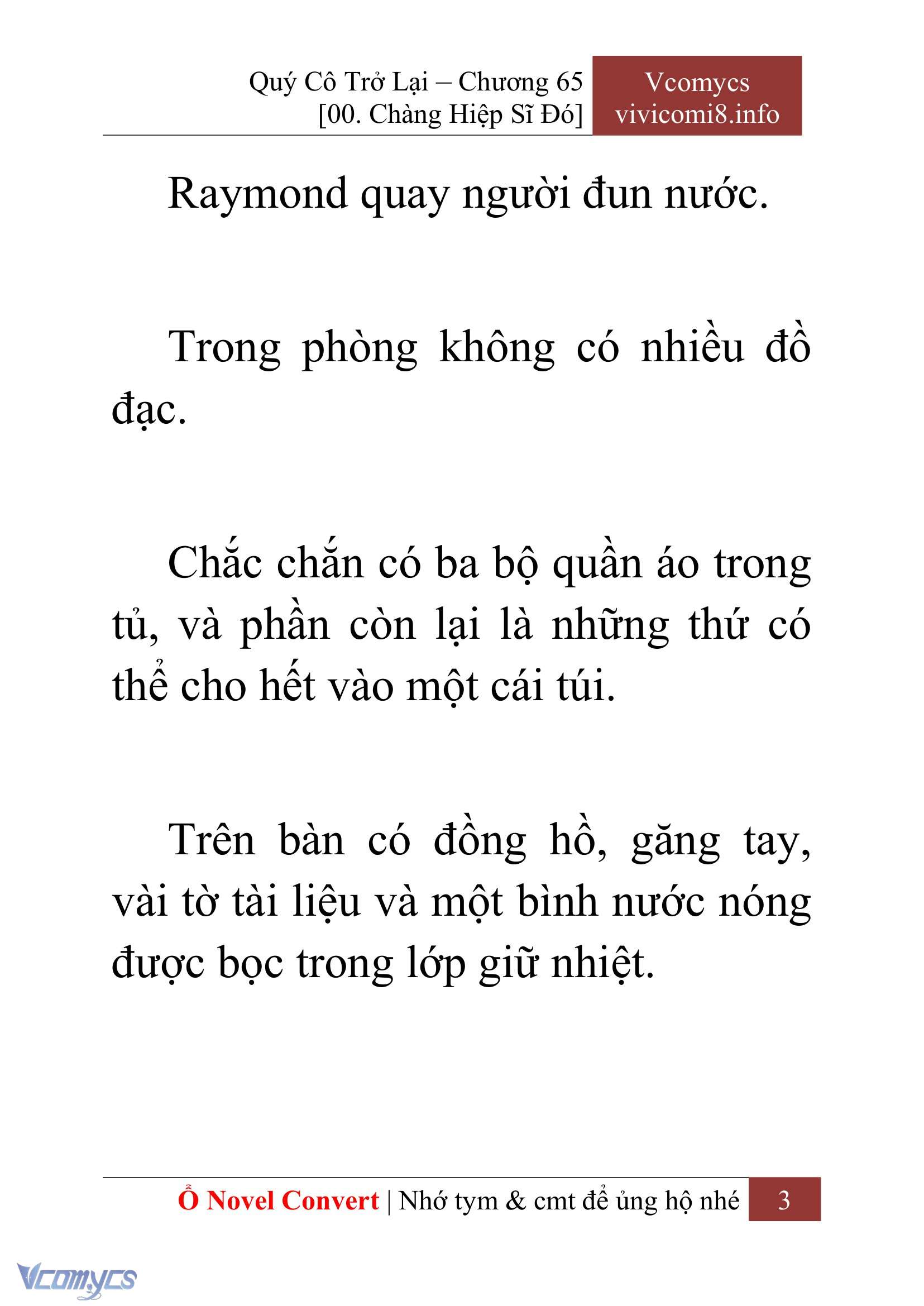 [Novel] Quý Cô Trở Lại Chapter 65 - Trang 6