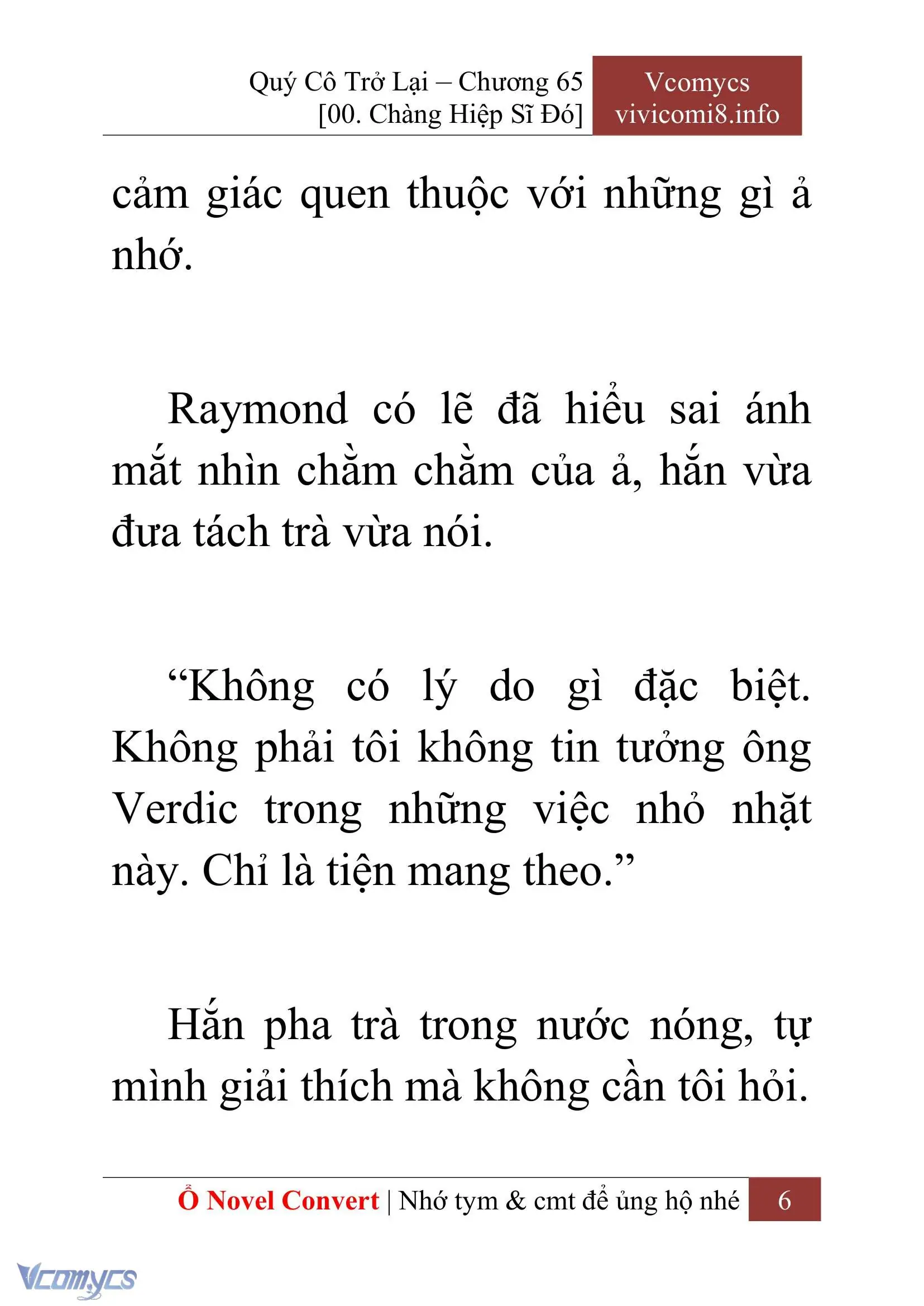 [Novel] Quý Cô Trở Lại Chapter 65 - Trang 9