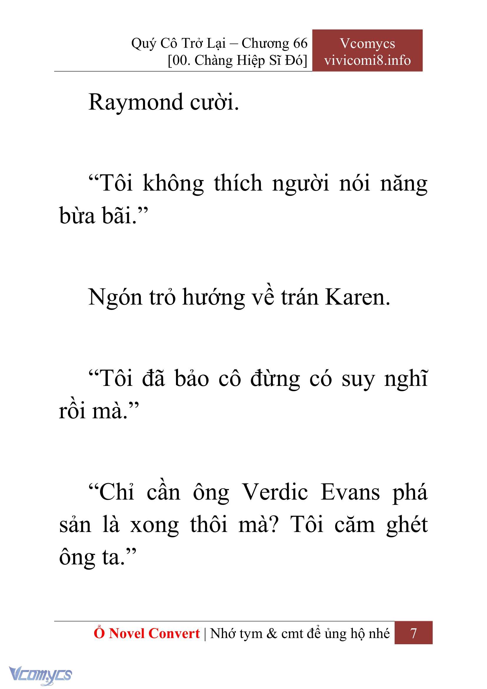 [Novel] Quý Cô Trở Lại Chapter 66 - Trang 10
