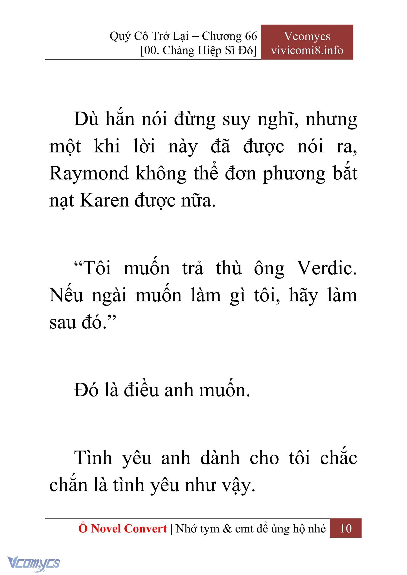 [Novel] Quý Cô Trở Lại Chapter 66 - Trang 13