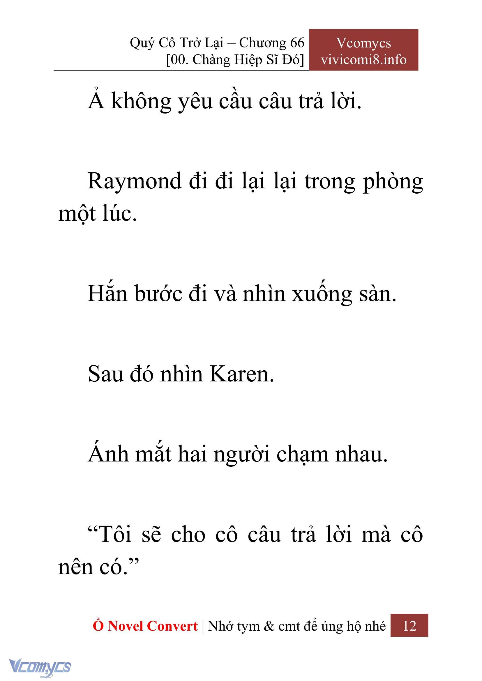 [Novel] Quý Cô Trở Lại Chapter 66 - Trang 15