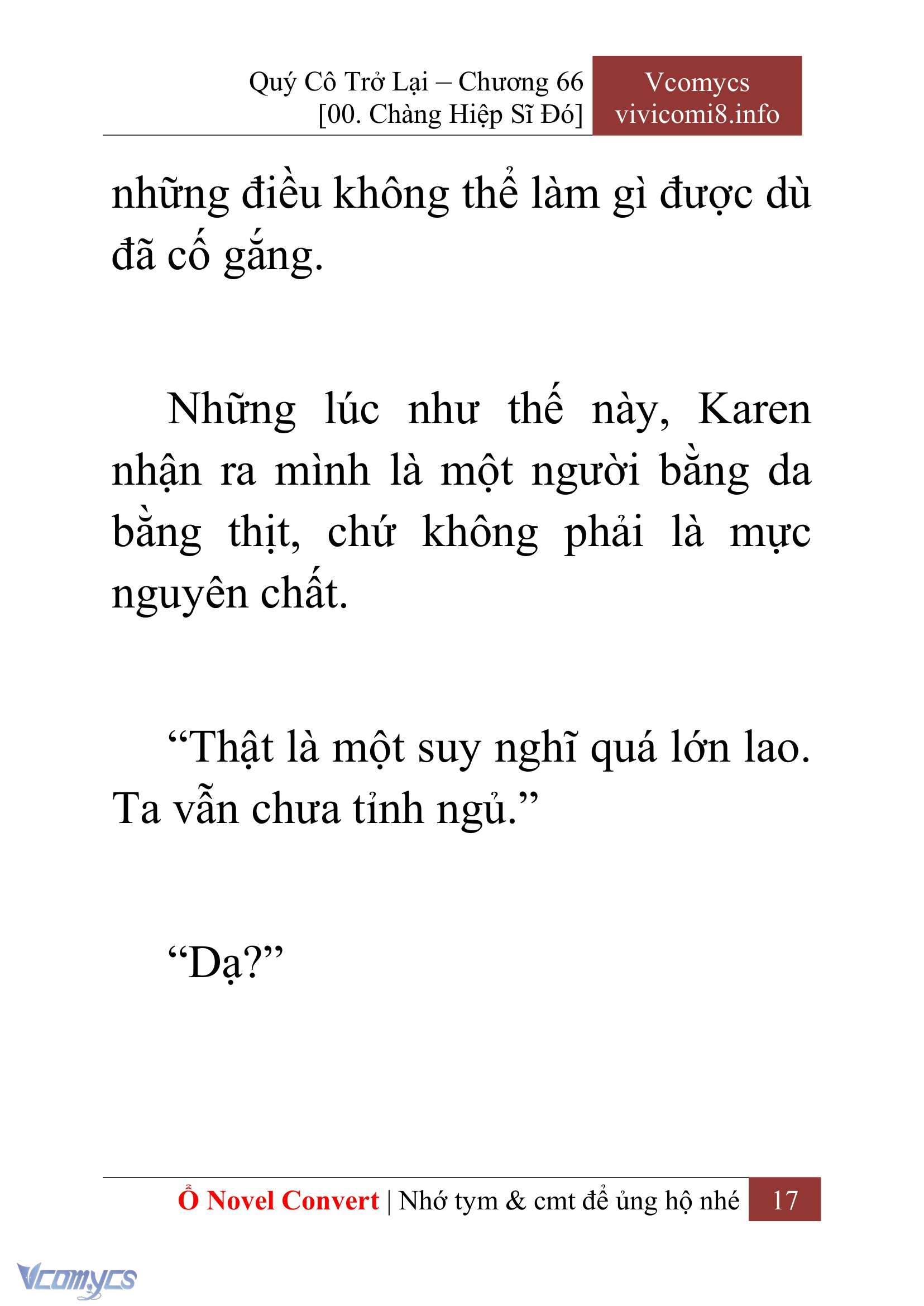 [Novel] Quý Cô Trở Lại Chapter 66 - Trang 20