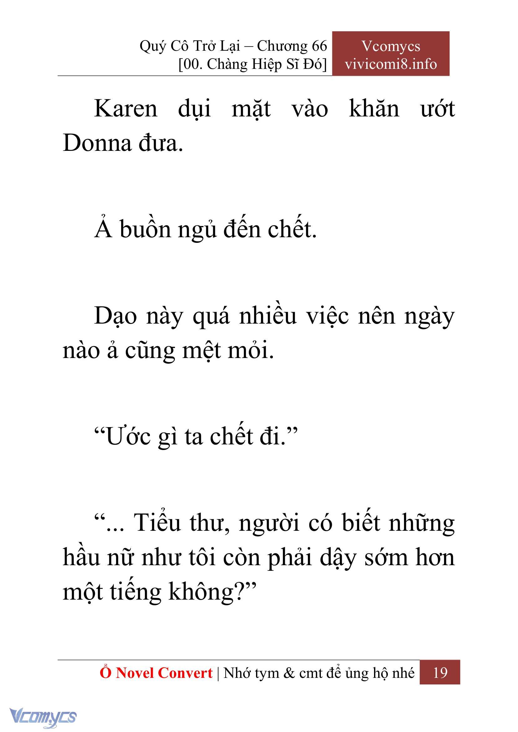 [Novel] Quý Cô Trở Lại Chapter 66 - Trang 22