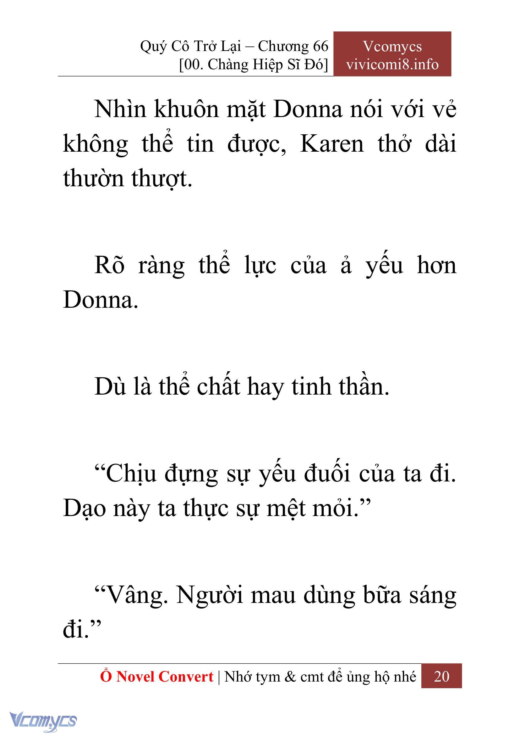 [Novel] Quý Cô Trở Lại Chapter 66 - Trang 23