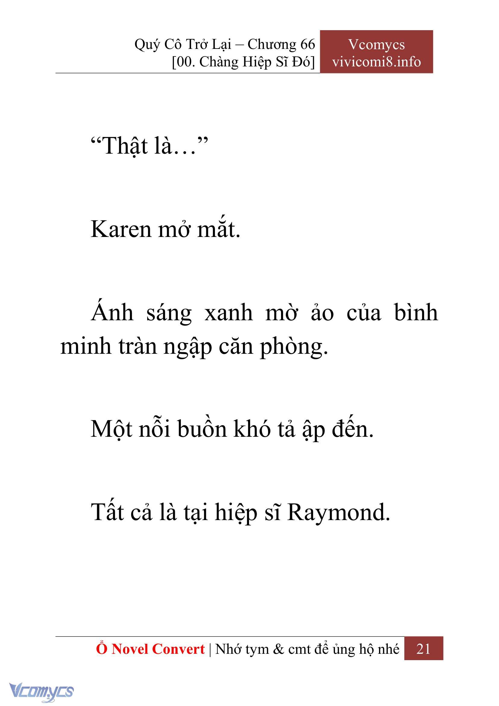 [Novel] Quý Cô Trở Lại Chapter 66 - Trang 24