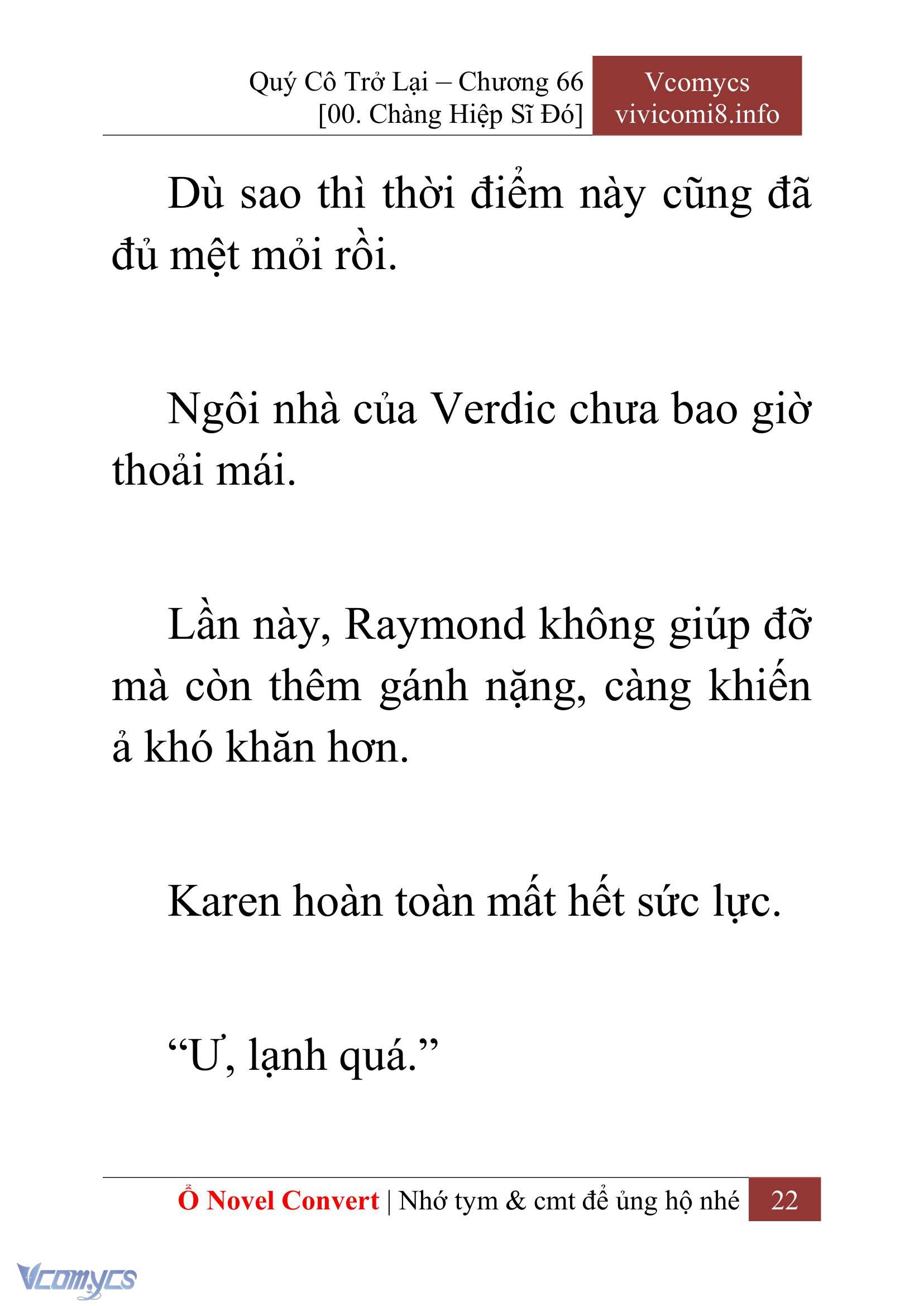 [Novel] Quý Cô Trở Lại Chapter 66 - Trang 25