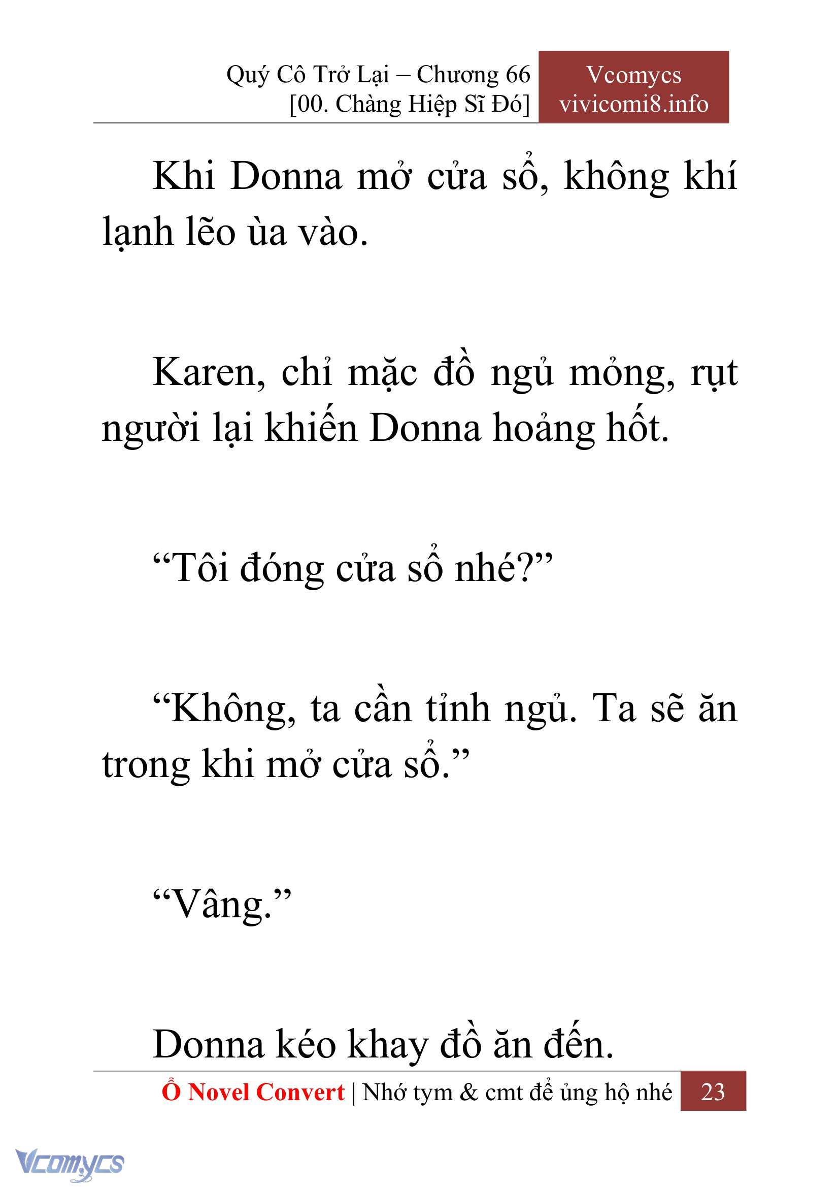 [Novel] Quý Cô Trở Lại Chapter 66 - Trang 26