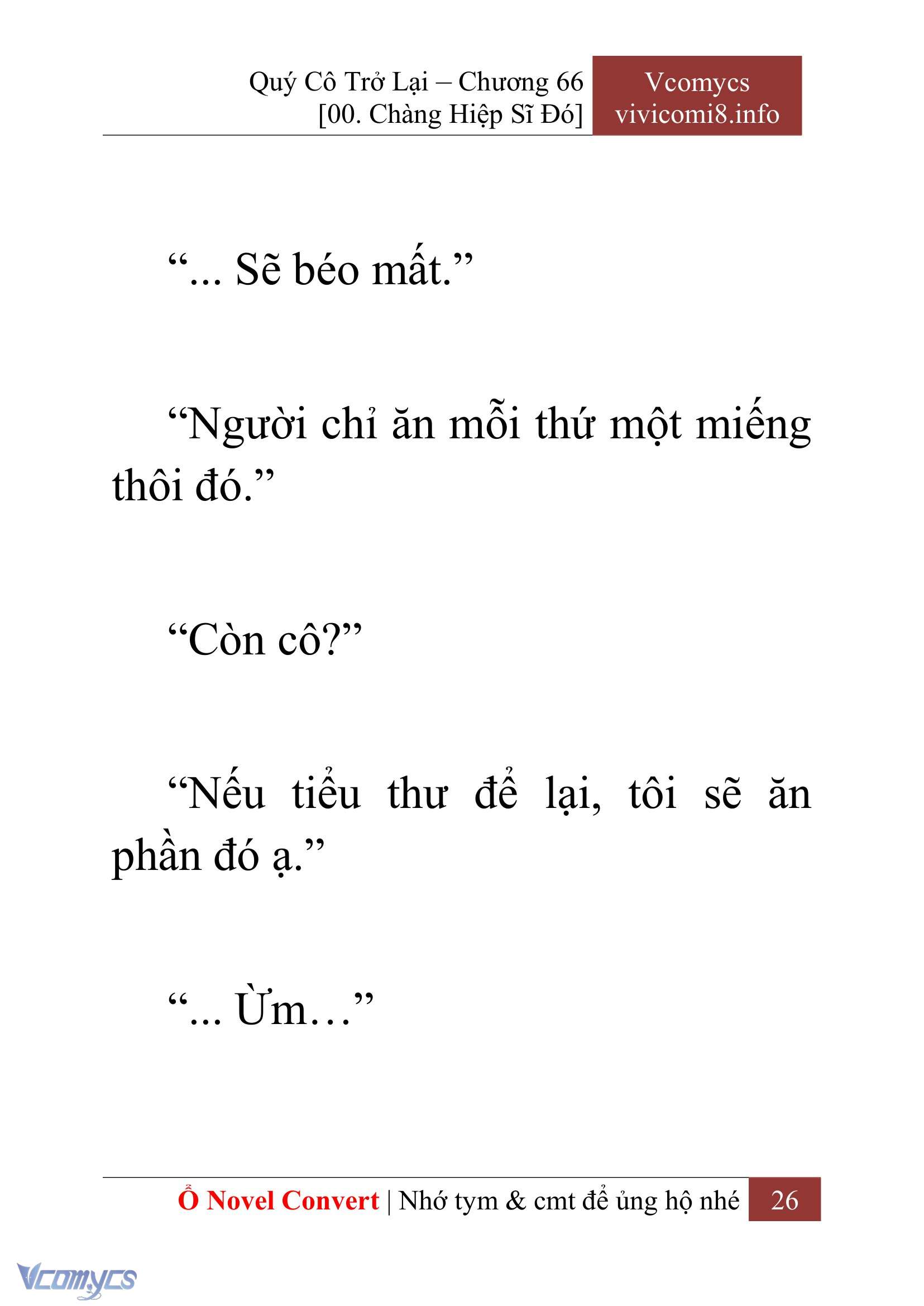 [Novel] Quý Cô Trở Lại Chapter 66 - Trang 29