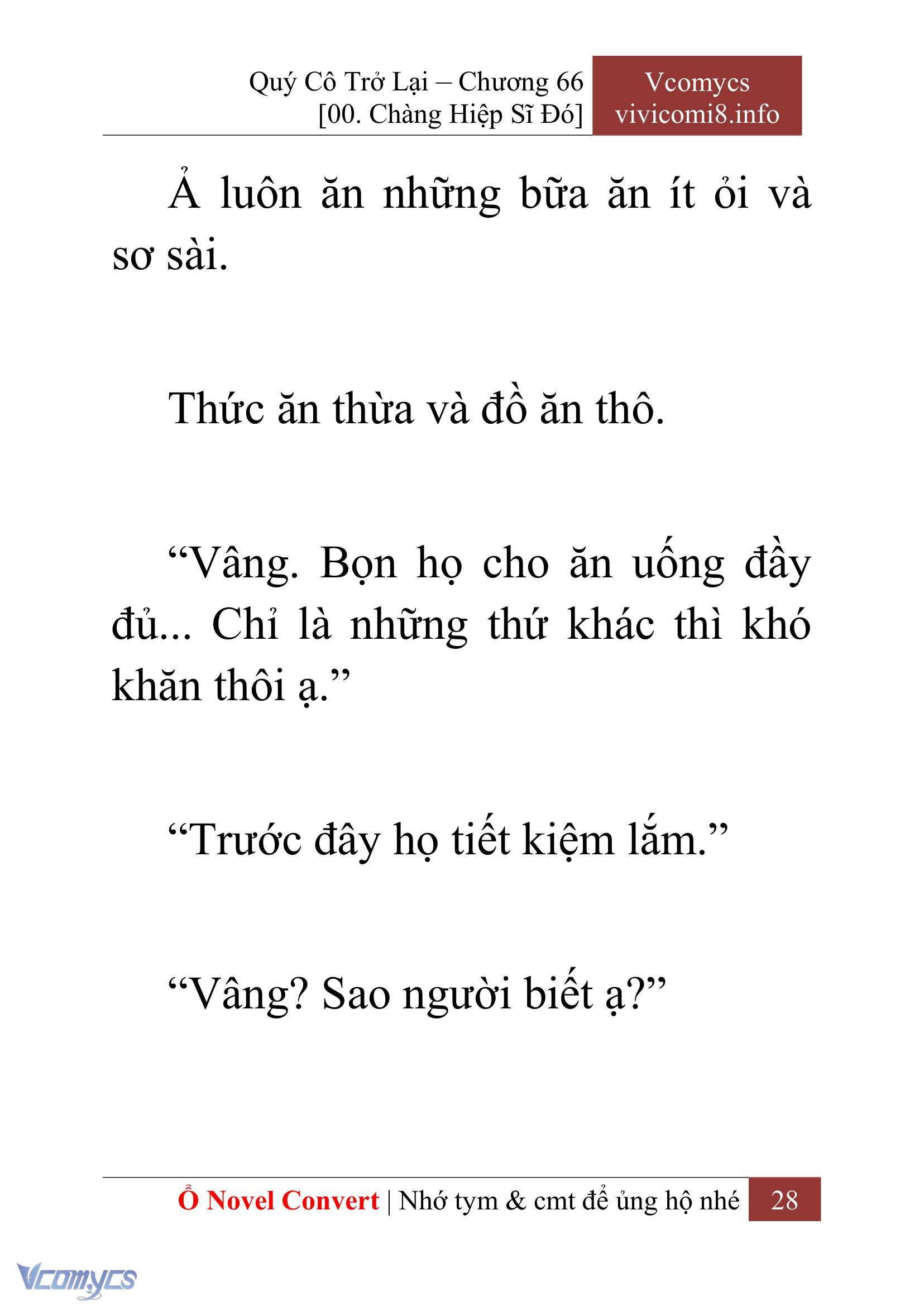[Novel] Quý Cô Trở Lại Chapter 66 - Trang 31