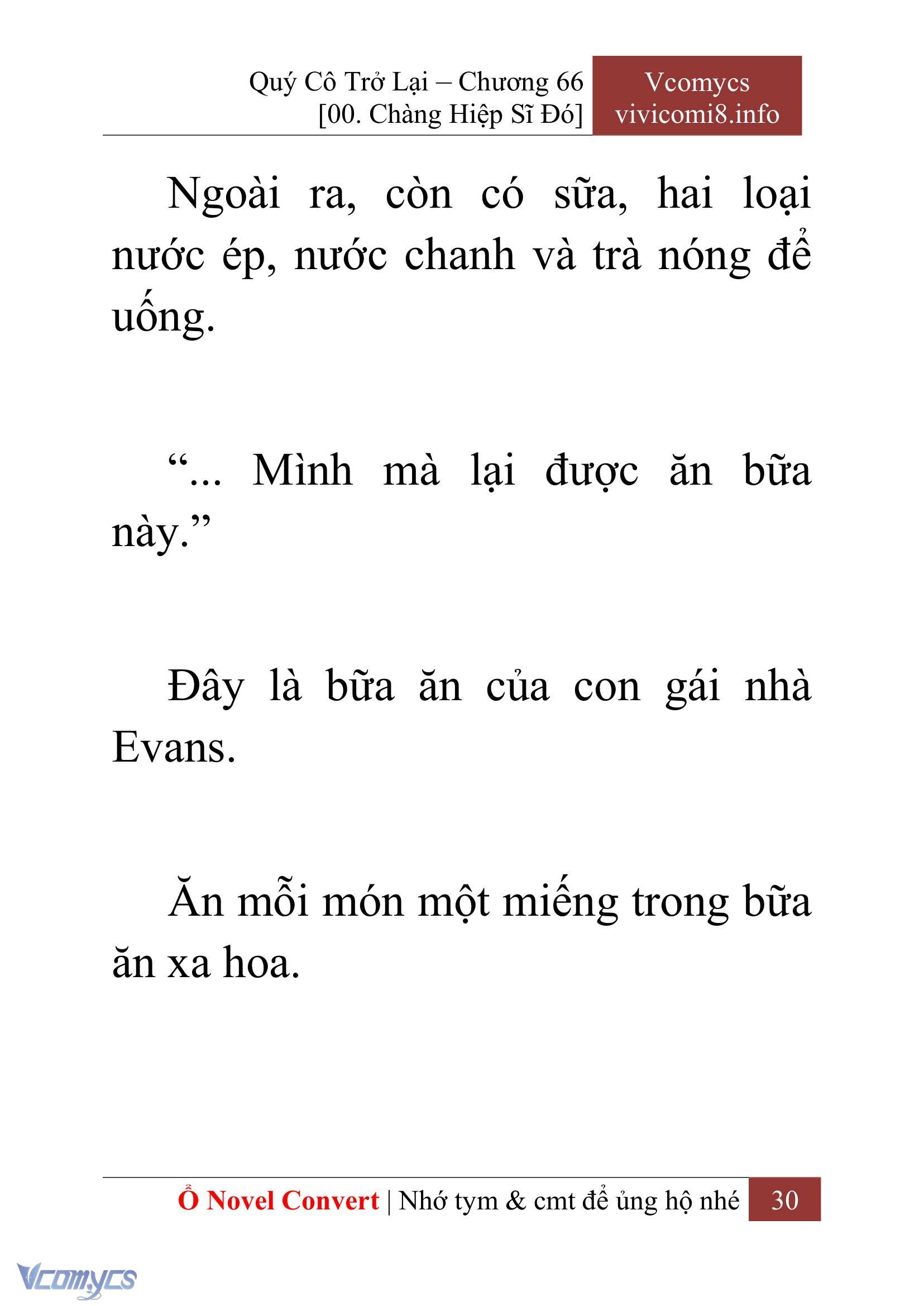 [Novel] Quý Cô Trở Lại Chapter 66 - Trang 33