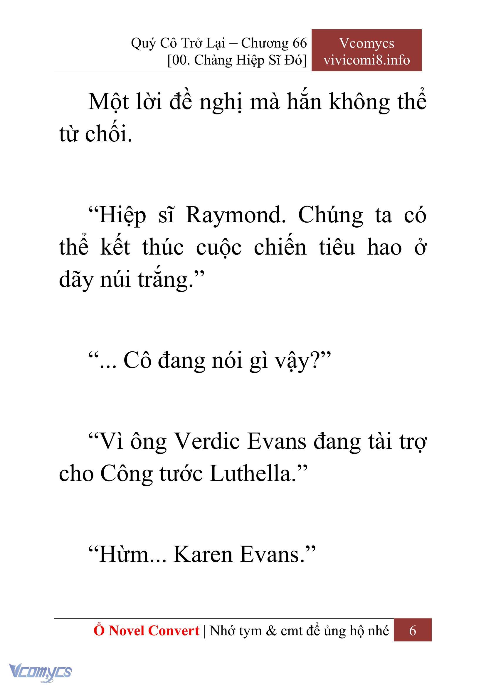 [Novel] Quý Cô Trở Lại Chapter 66 - Trang 9