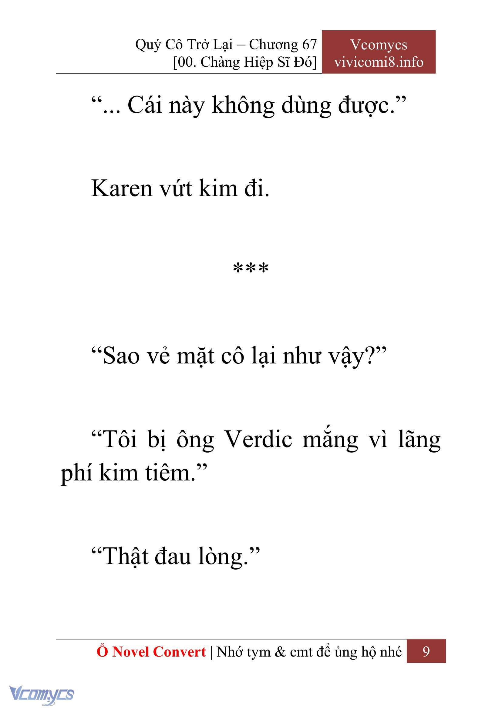 [Novel] Quý Cô Trở Lại Chapter 67 - Trang 12