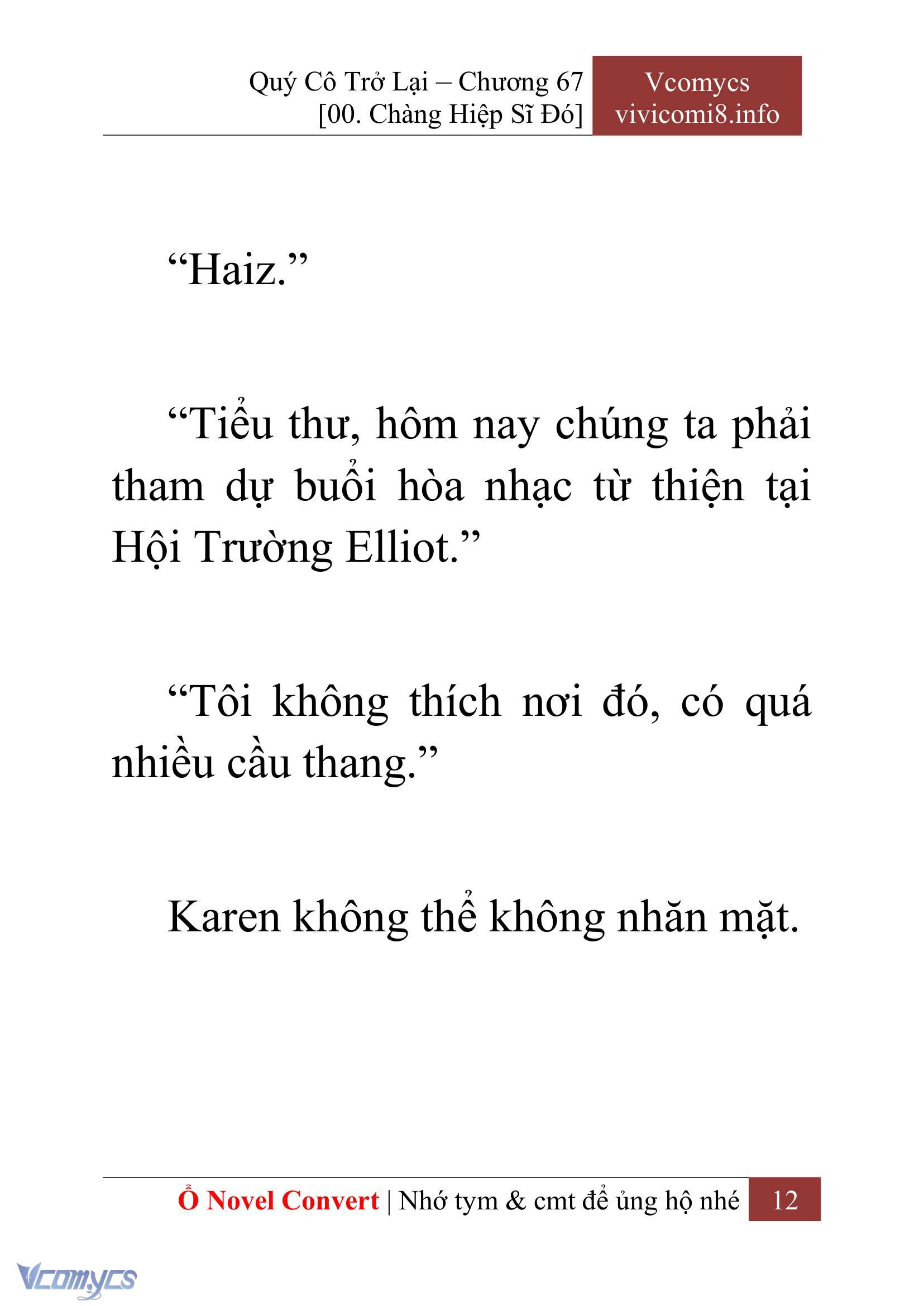 [Novel] Quý Cô Trở Lại Chapter 67 - Trang 15