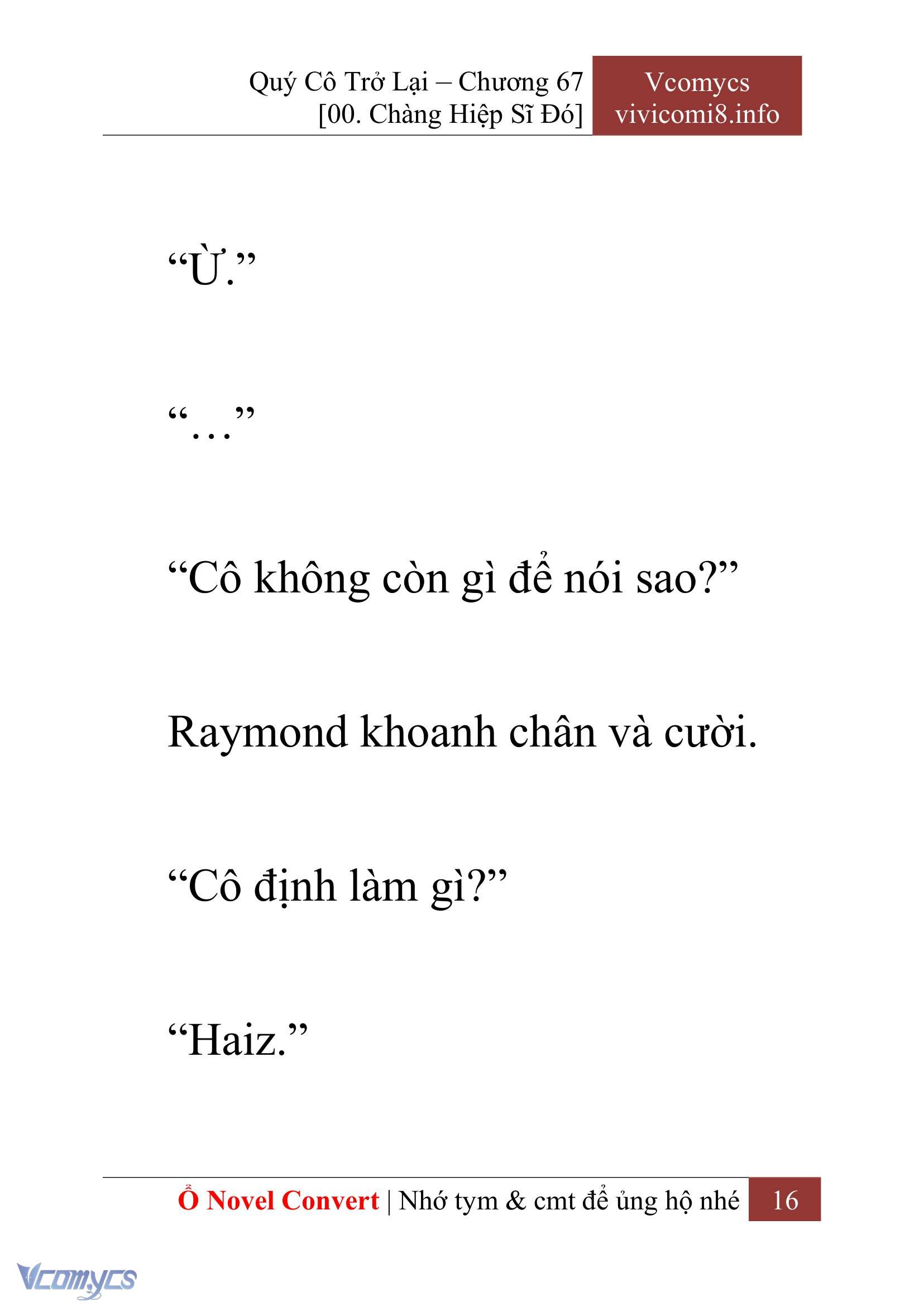 [Novel] Quý Cô Trở Lại Chapter 67 - Trang 19