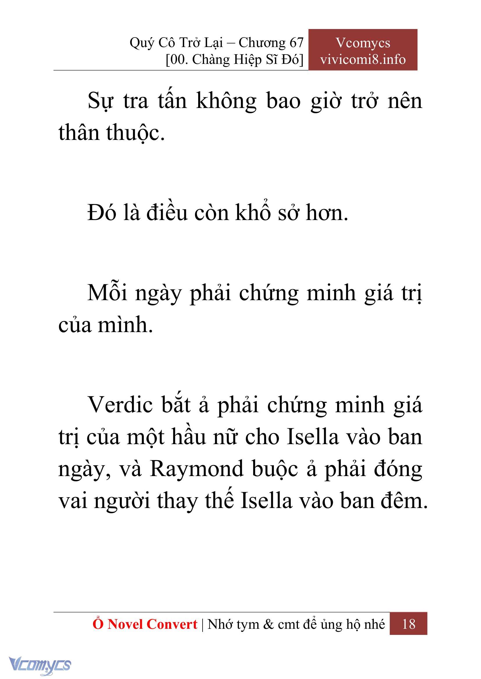 [Novel] Quý Cô Trở Lại Chapter 67 - Trang 21