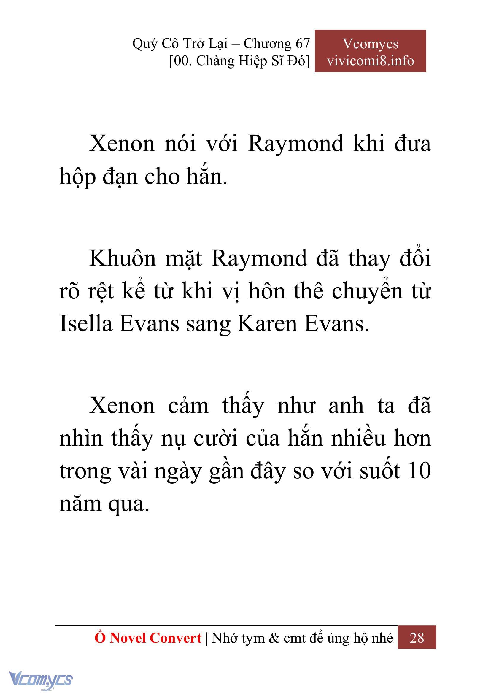 [Novel] Quý Cô Trở Lại Chapter 67 - Trang 31