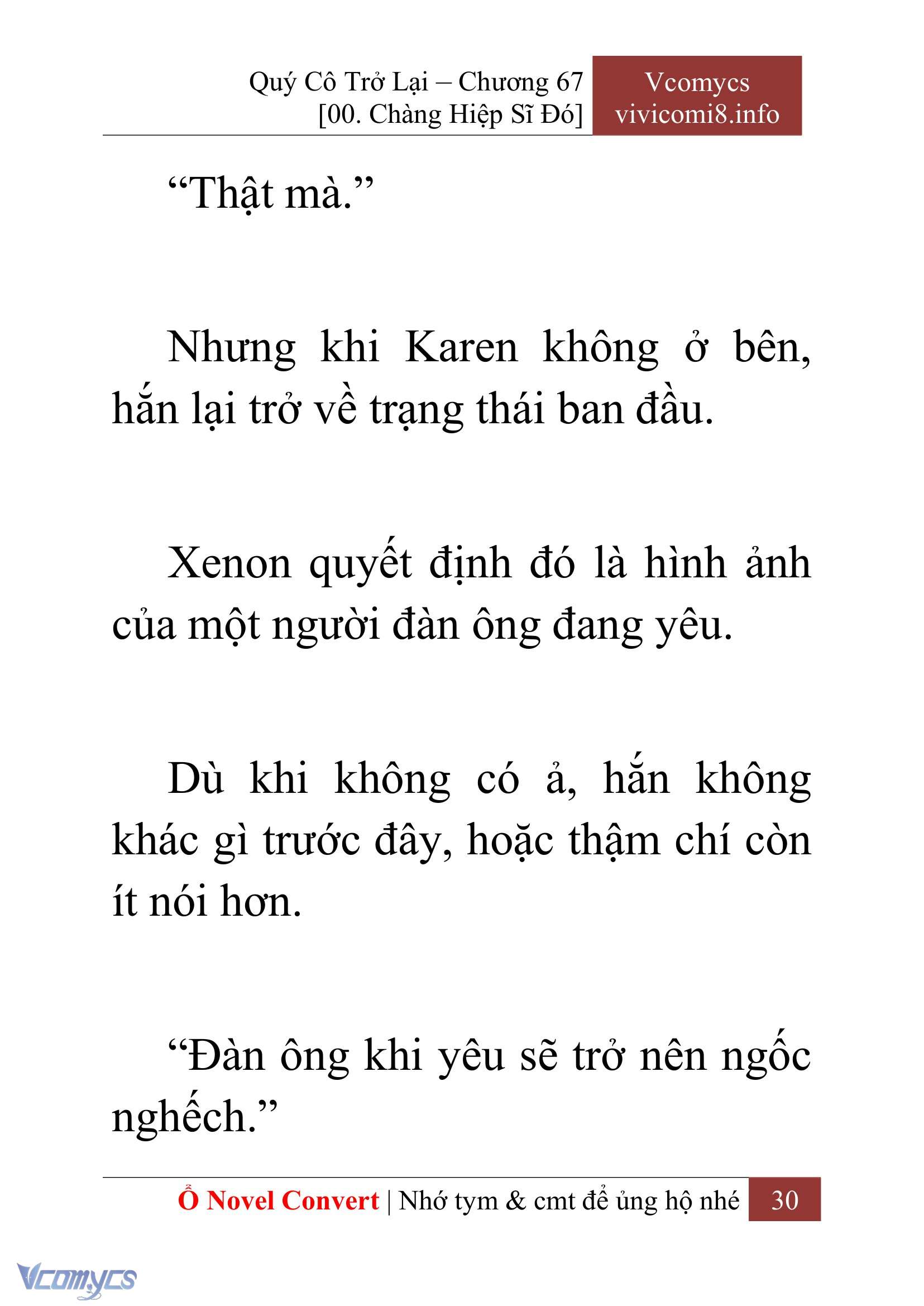 [Novel] Quý Cô Trở Lại Chapter 67 - Trang 33