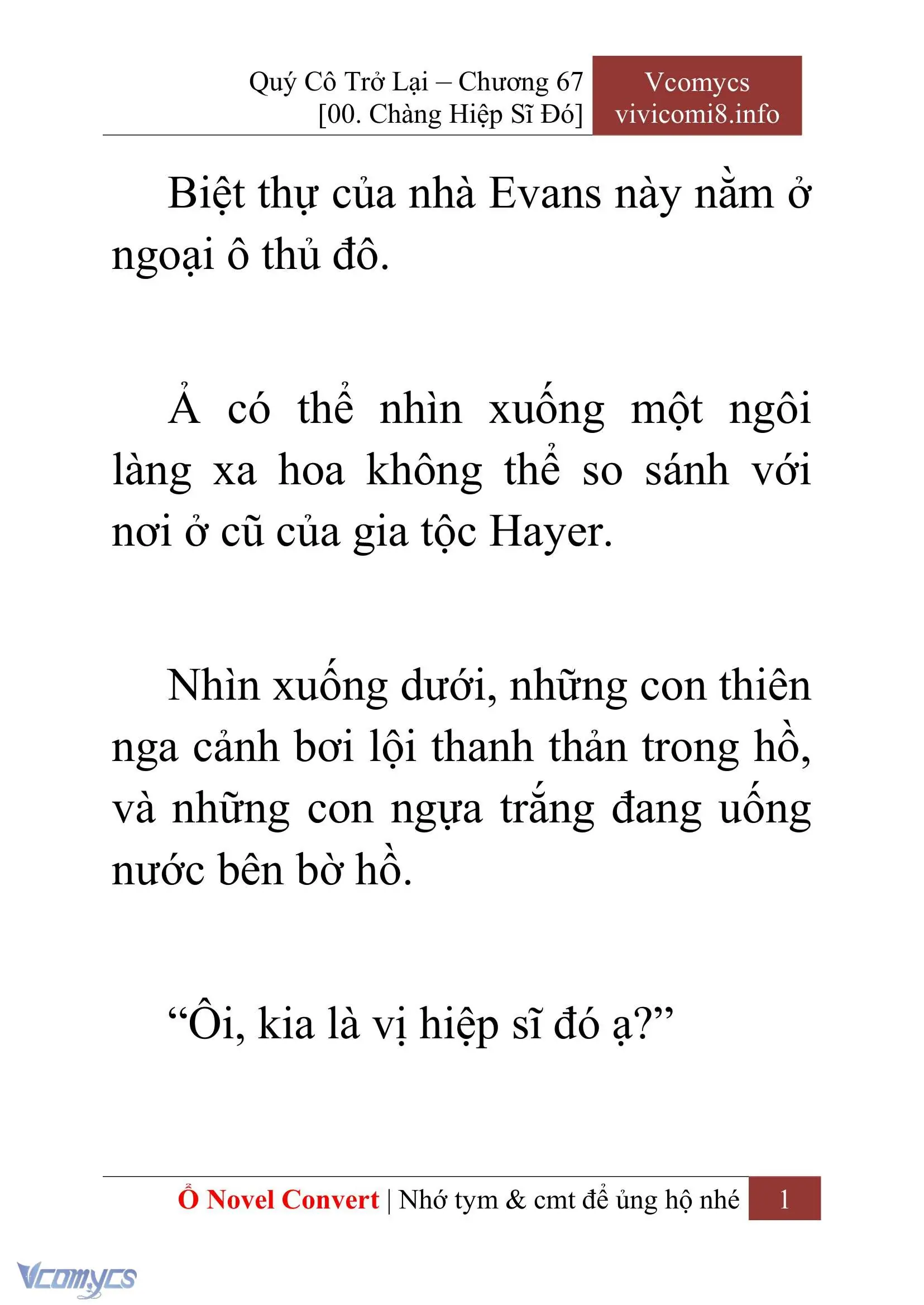 [Novel] Quý Cô Trở Lại Chapter 67 - Trang 4