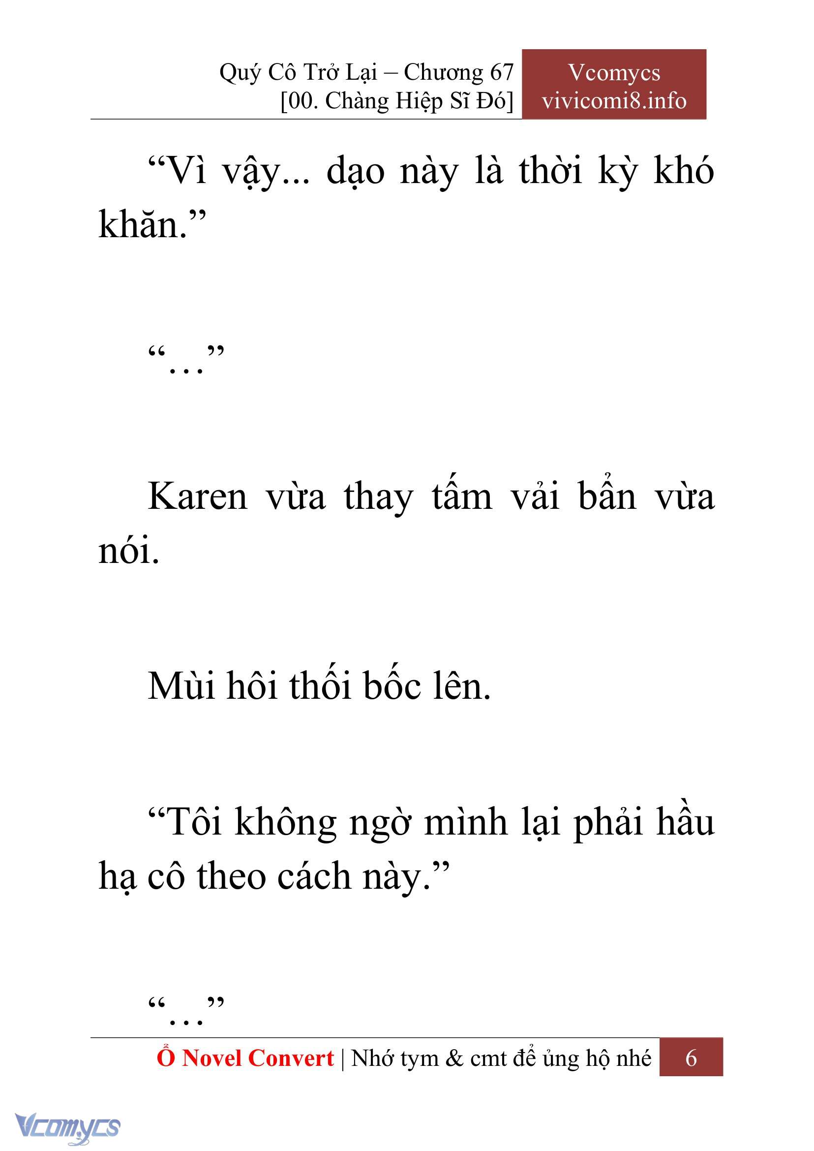 [Novel] Quý Cô Trở Lại Chapter 67 - Trang 9