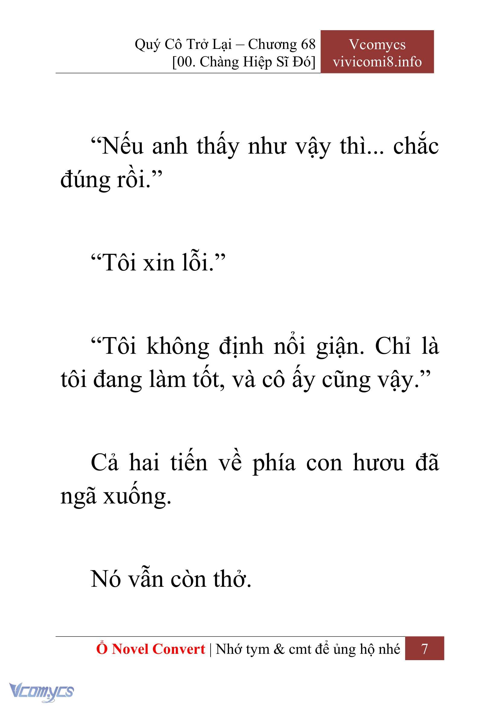 [Novel] Quý Cô Trở Lại Chapter 68 - Trang 10