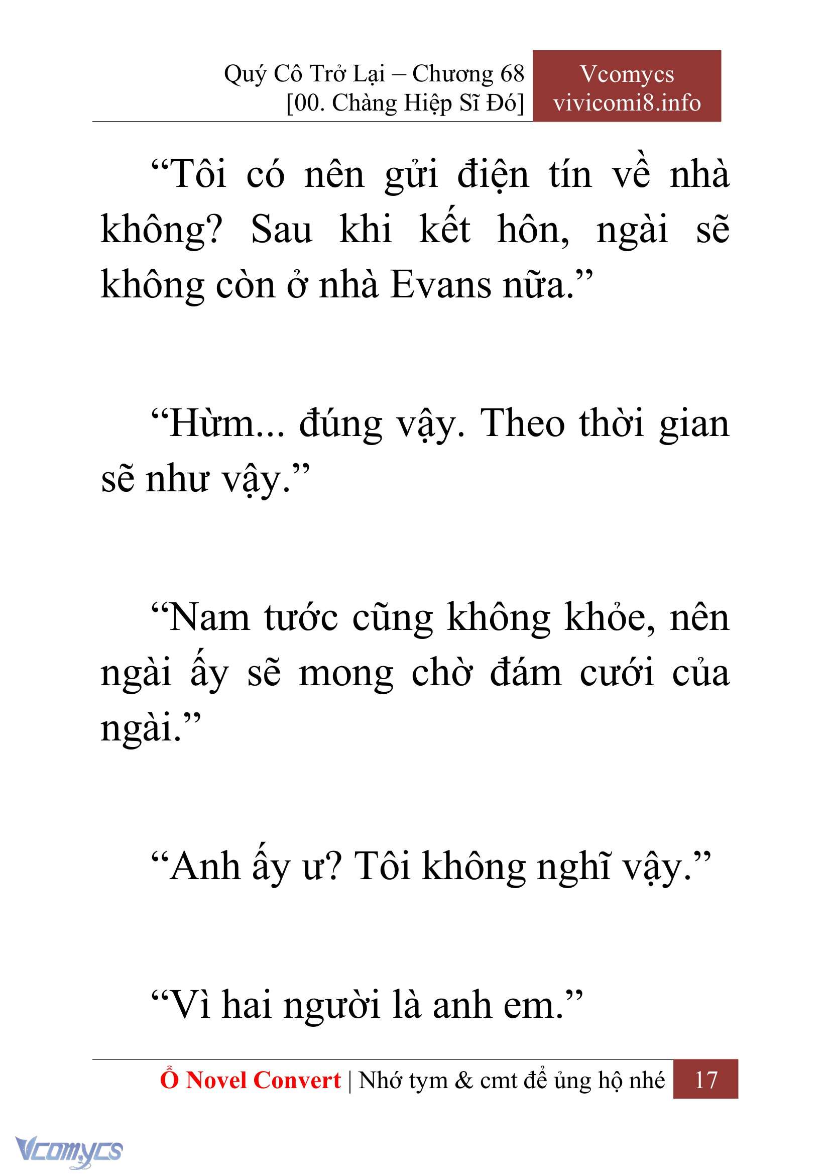 [Novel] Quý Cô Trở Lại Chapter 68 - Trang 20