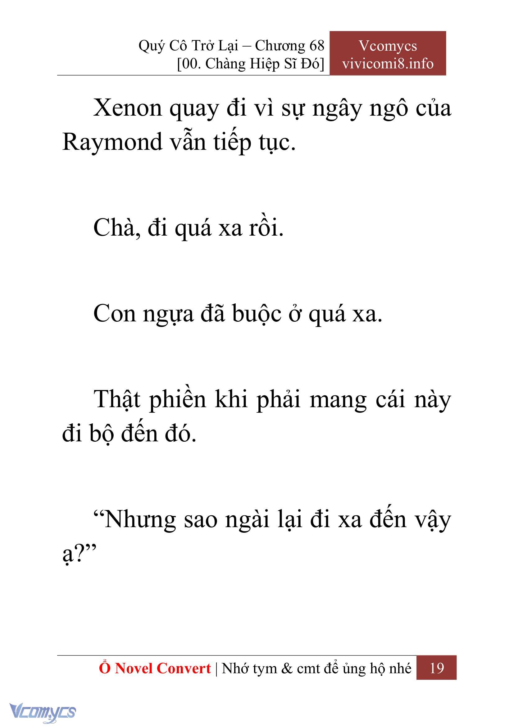 [Novel] Quý Cô Trở Lại Chapter 68 - Trang 22