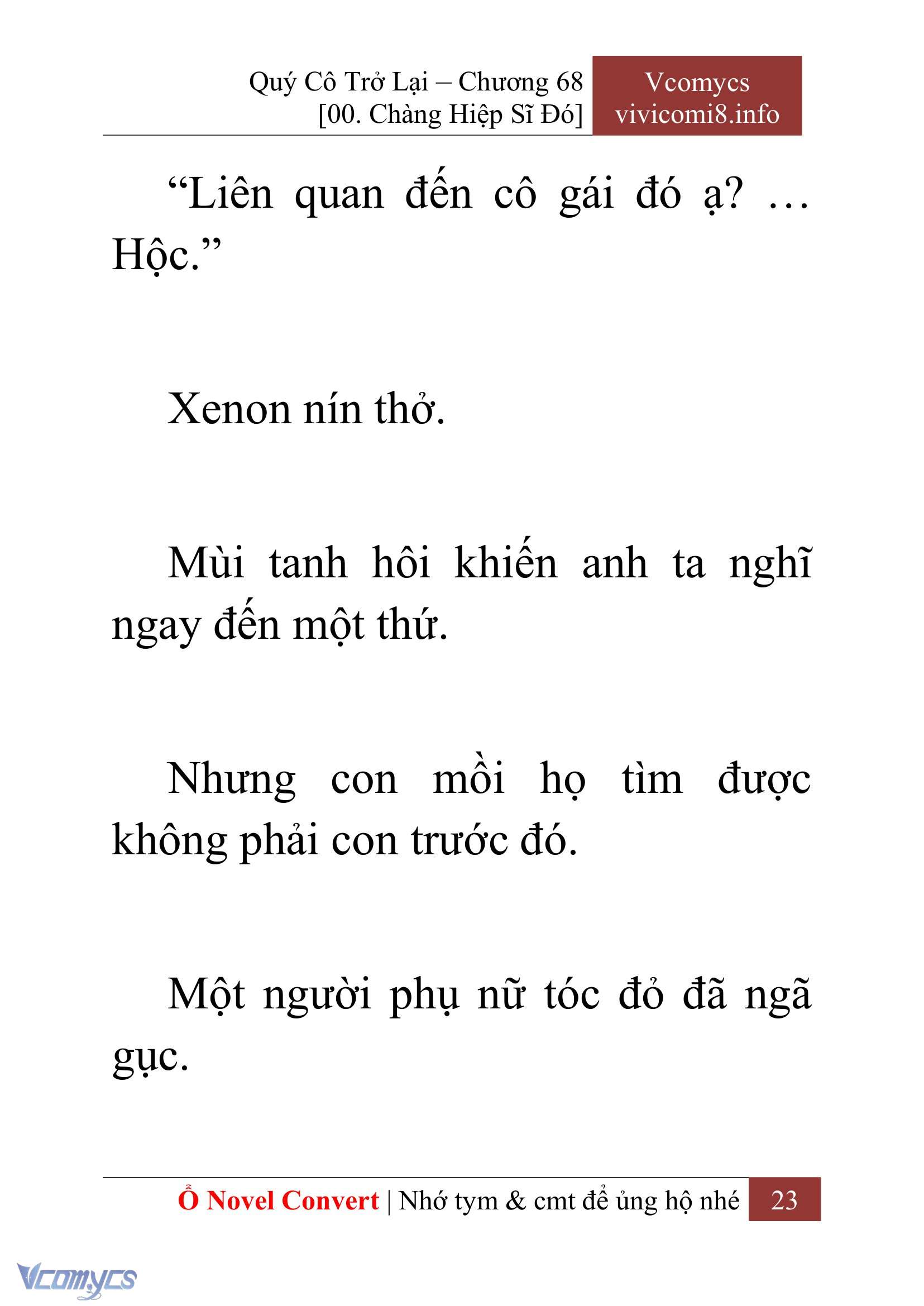 [Novel] Quý Cô Trở Lại Chapter 68 - Trang 26
