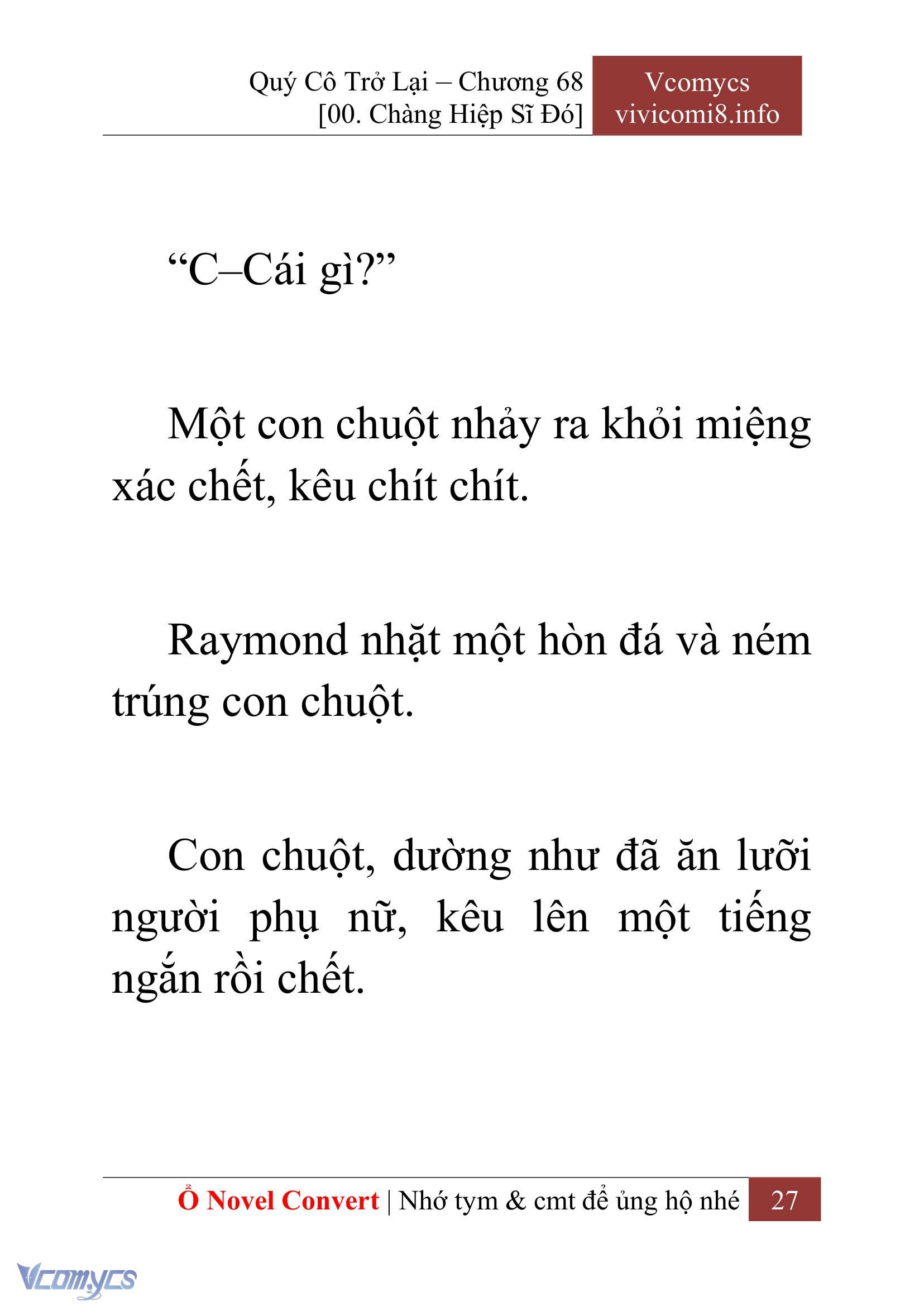 [Novel] Quý Cô Trở Lại Chapter 68 - Trang 30