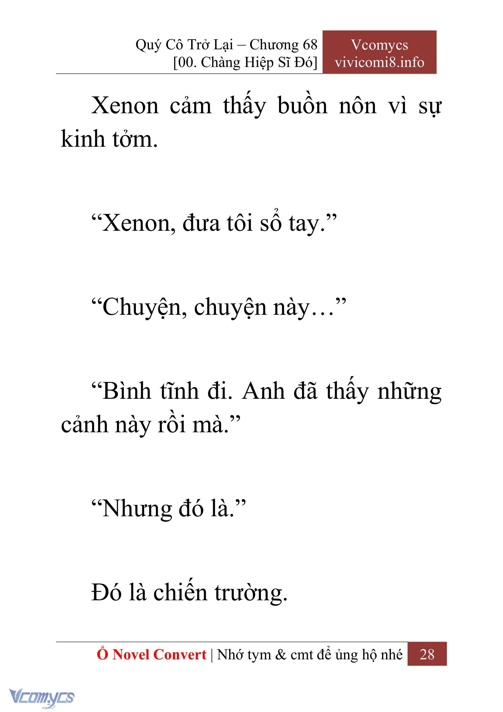 [Novel] Quý Cô Trở Lại Chapter 68 - Trang 31