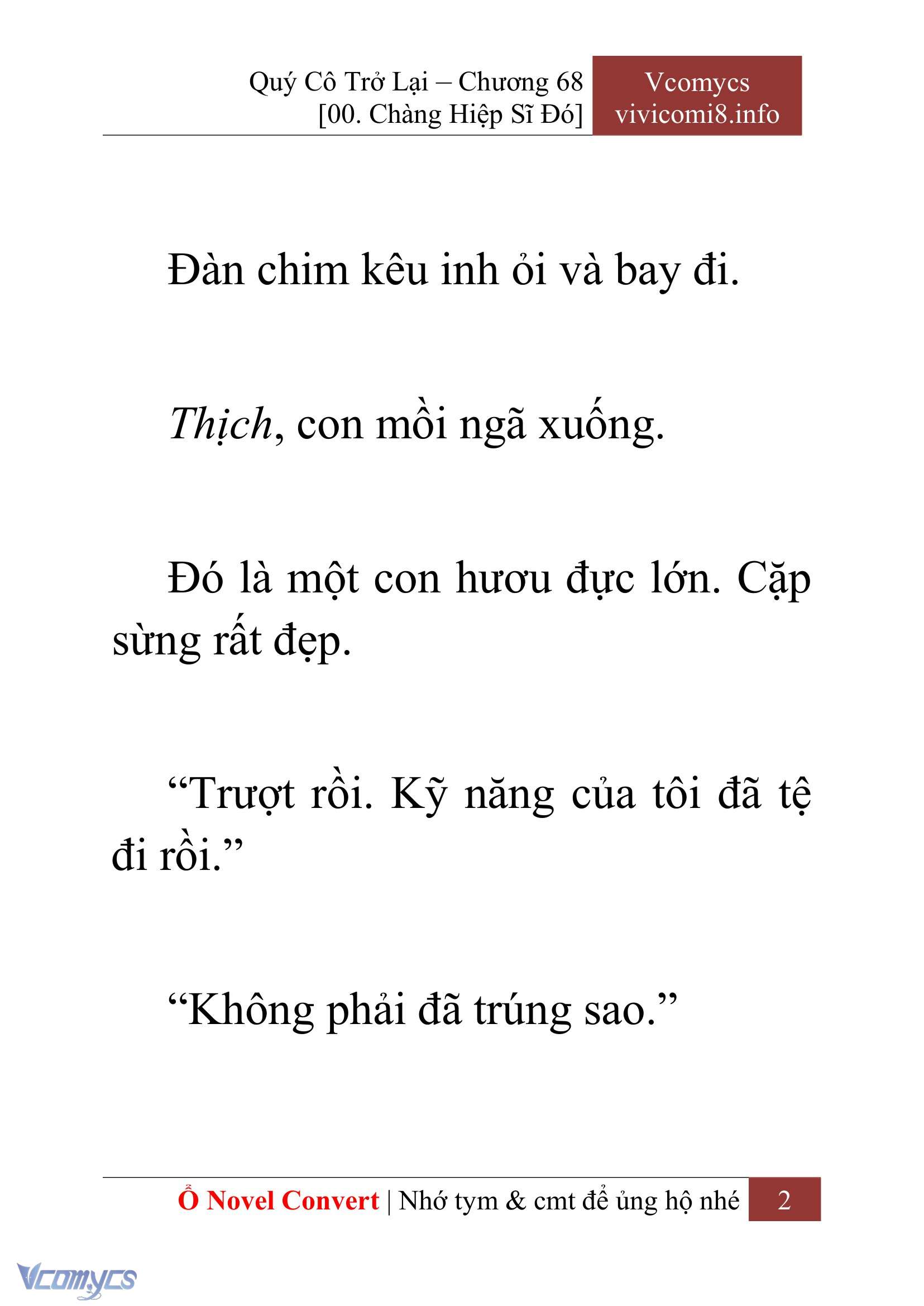 [Novel] Quý Cô Trở Lại Chapter 68 - Trang 5