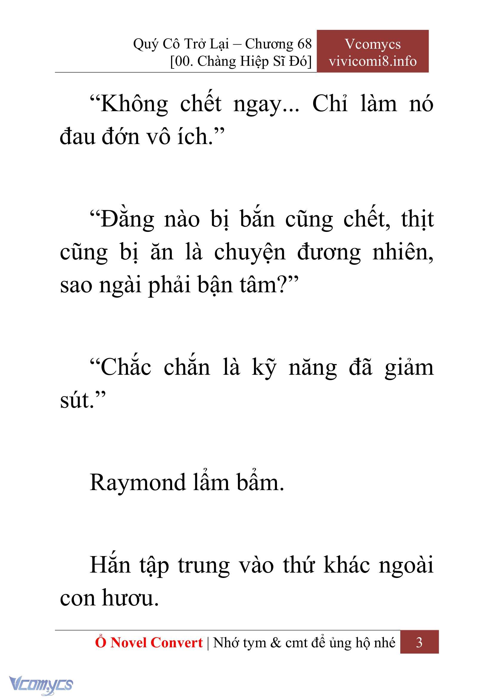 [Novel] Quý Cô Trở Lại Chapter 68 - Trang 6