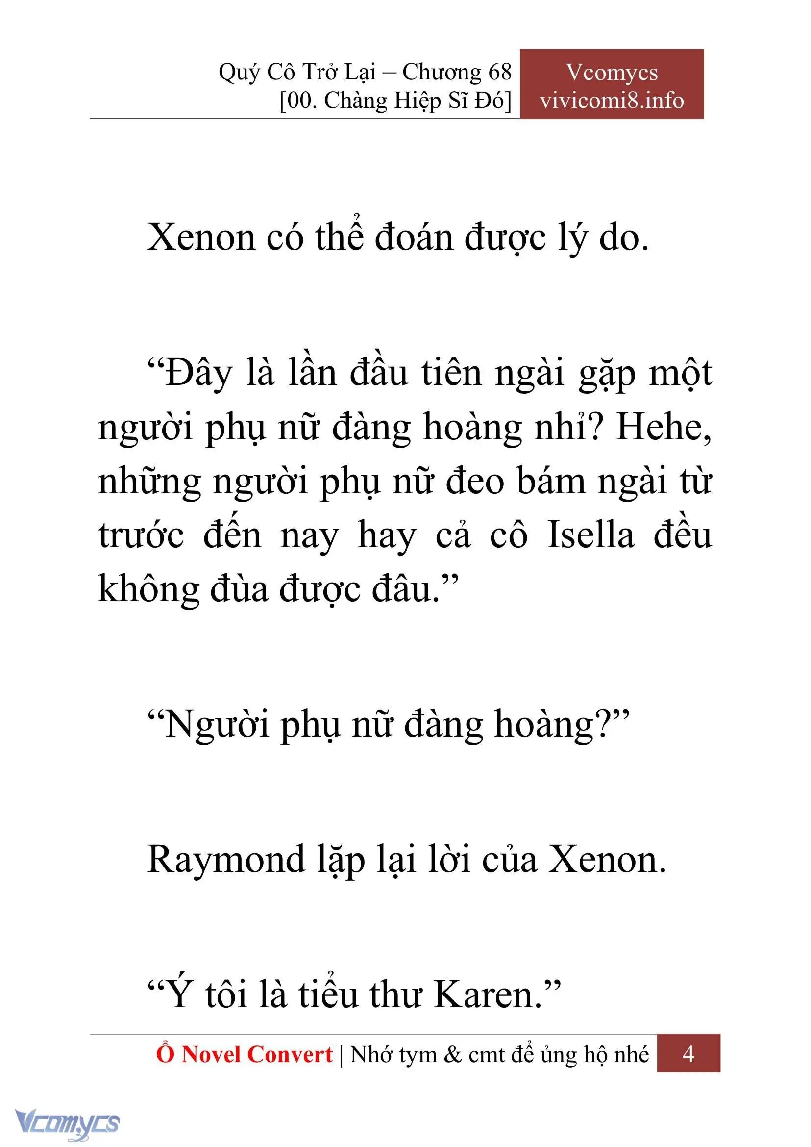[Novel] Quý Cô Trở Lại Chapter 68 - Trang 7