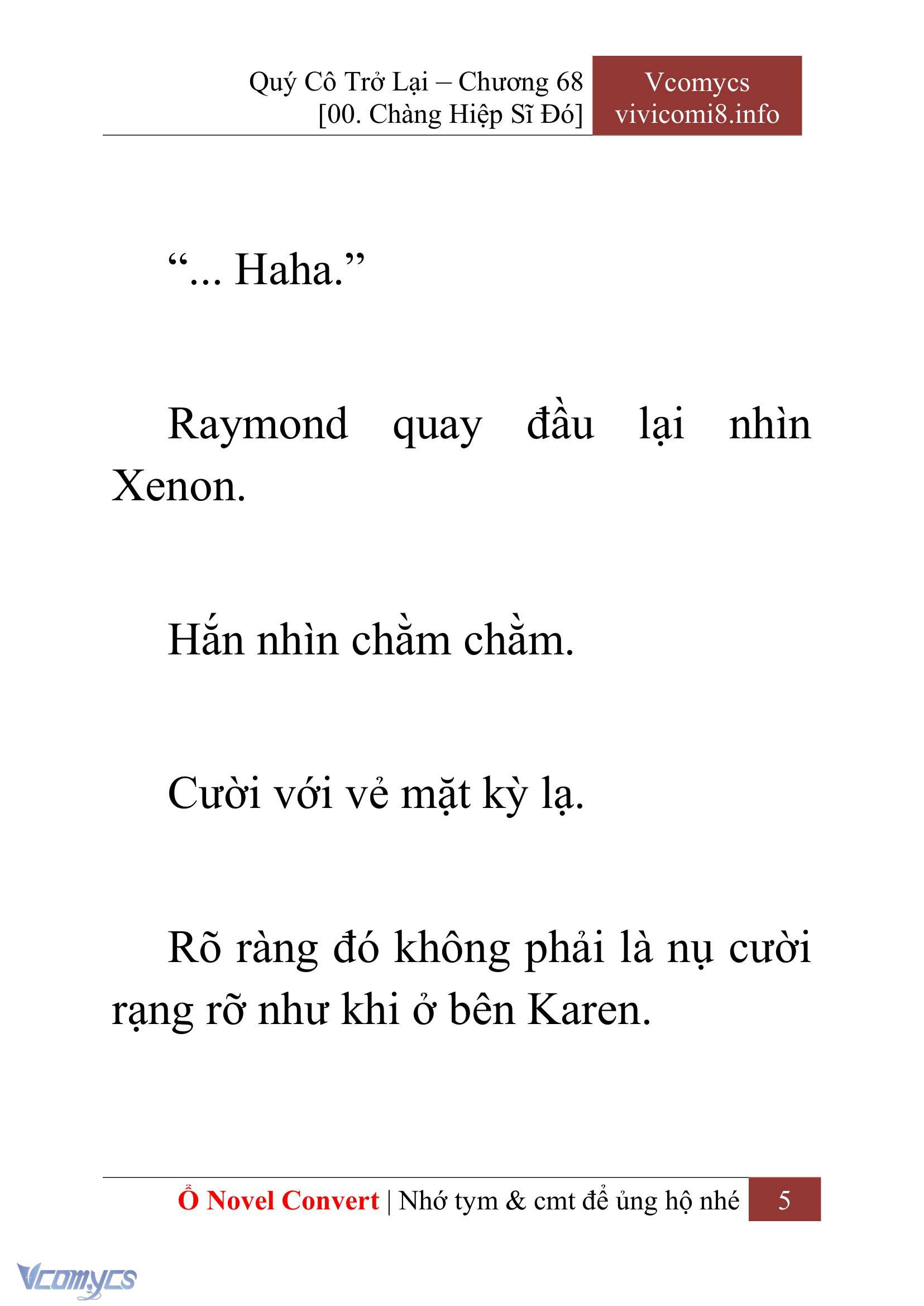 [Novel] Quý Cô Trở Lại Chapter 68 - Trang 8