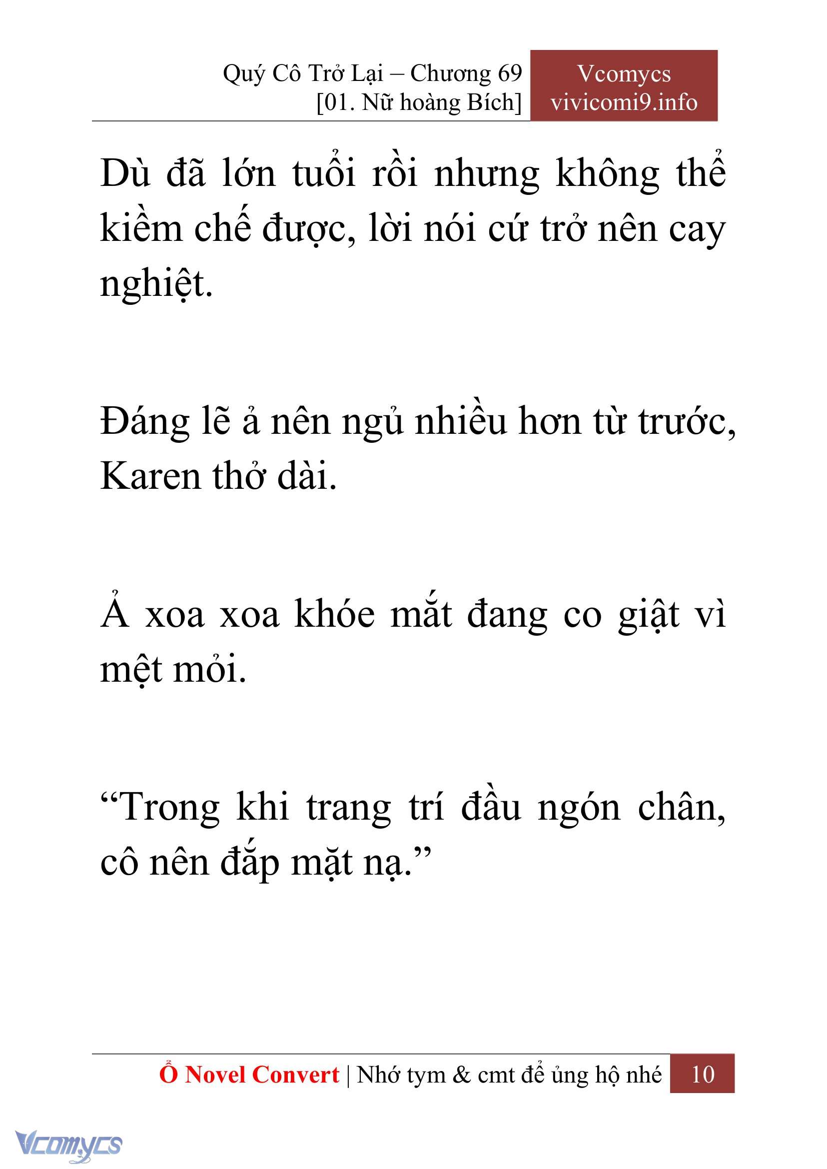 [Novel] Quý Cô Trở Lại Chapter 69 - Trang 13