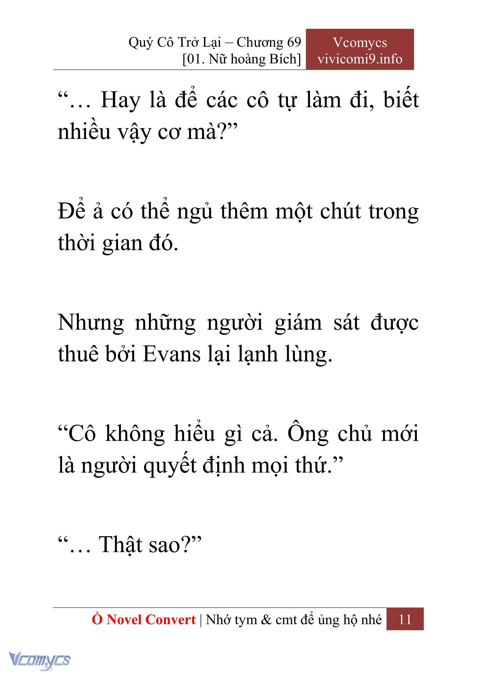 [Novel] Quý Cô Trở Lại Chapter 69 - Trang 14