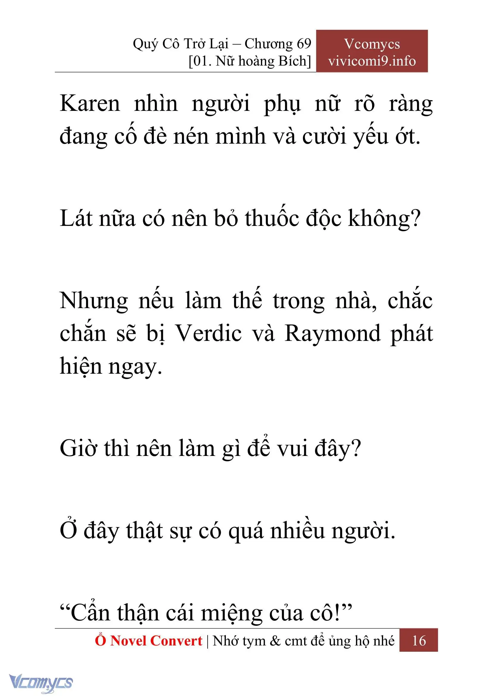 [Novel] Quý Cô Trở Lại Chapter 69 - Trang 19
