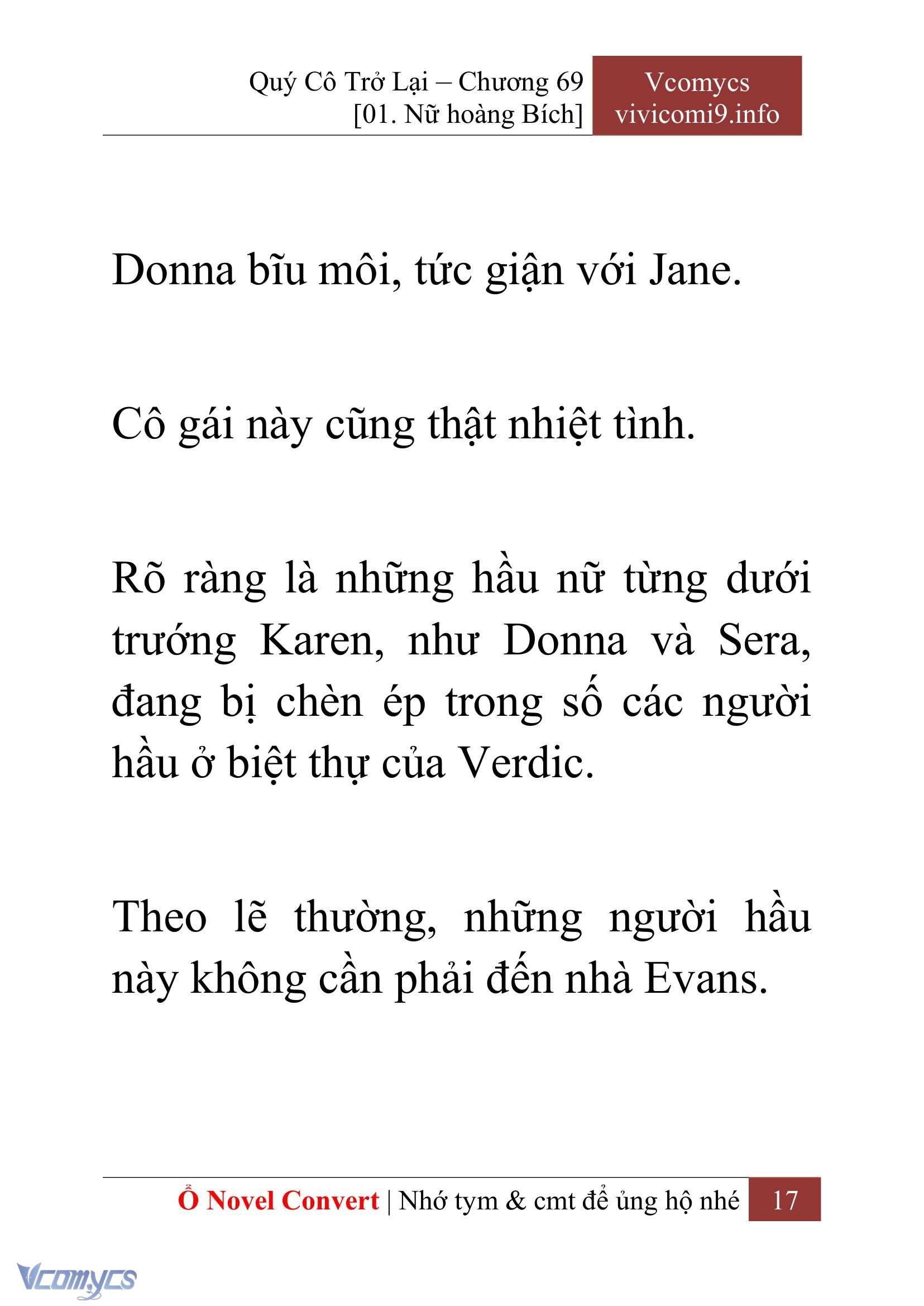 [Novel] Quý Cô Trở Lại Chapter 69 - Trang 20