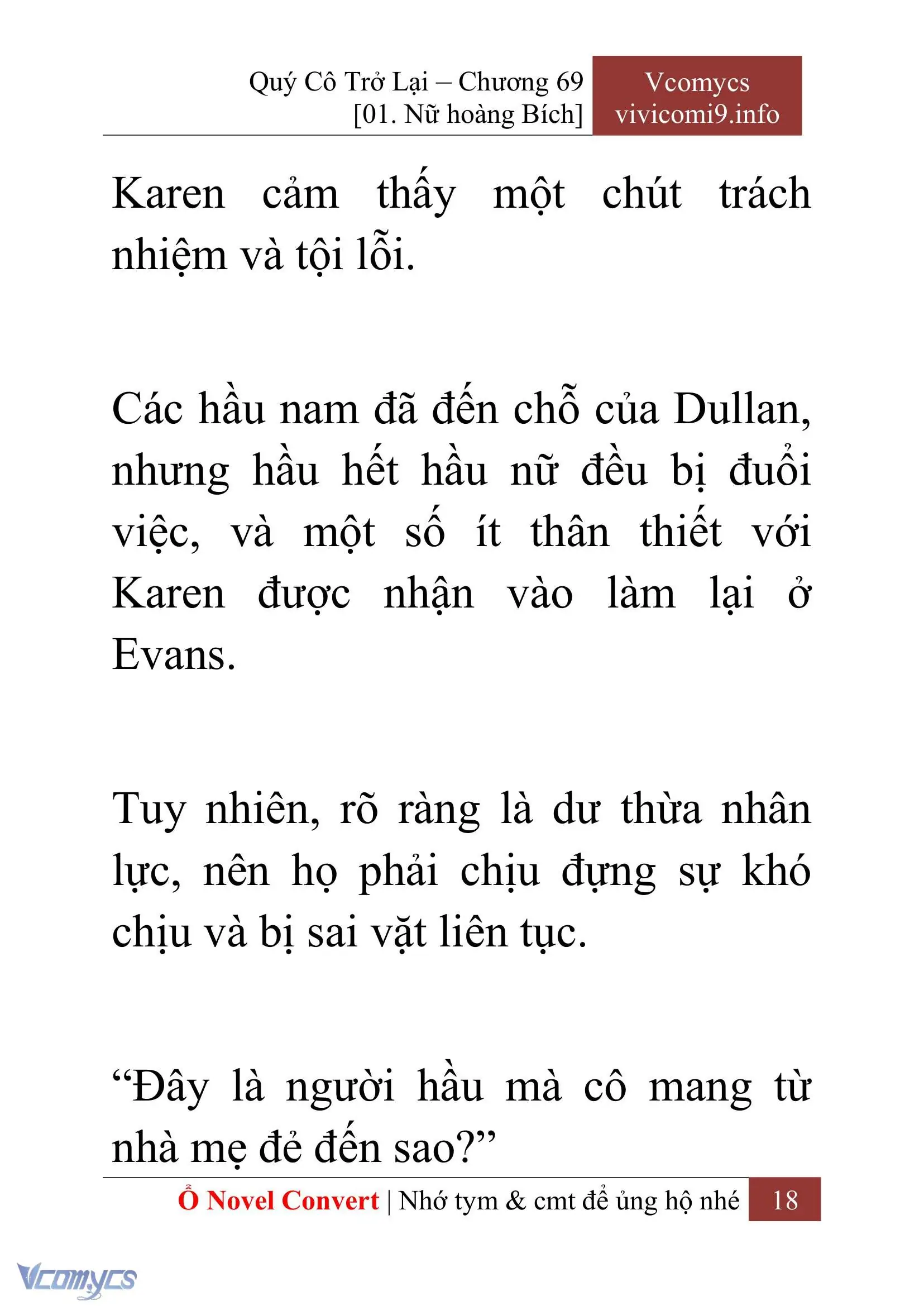 [Novel] Quý Cô Trở Lại Chapter 69 - Trang 21