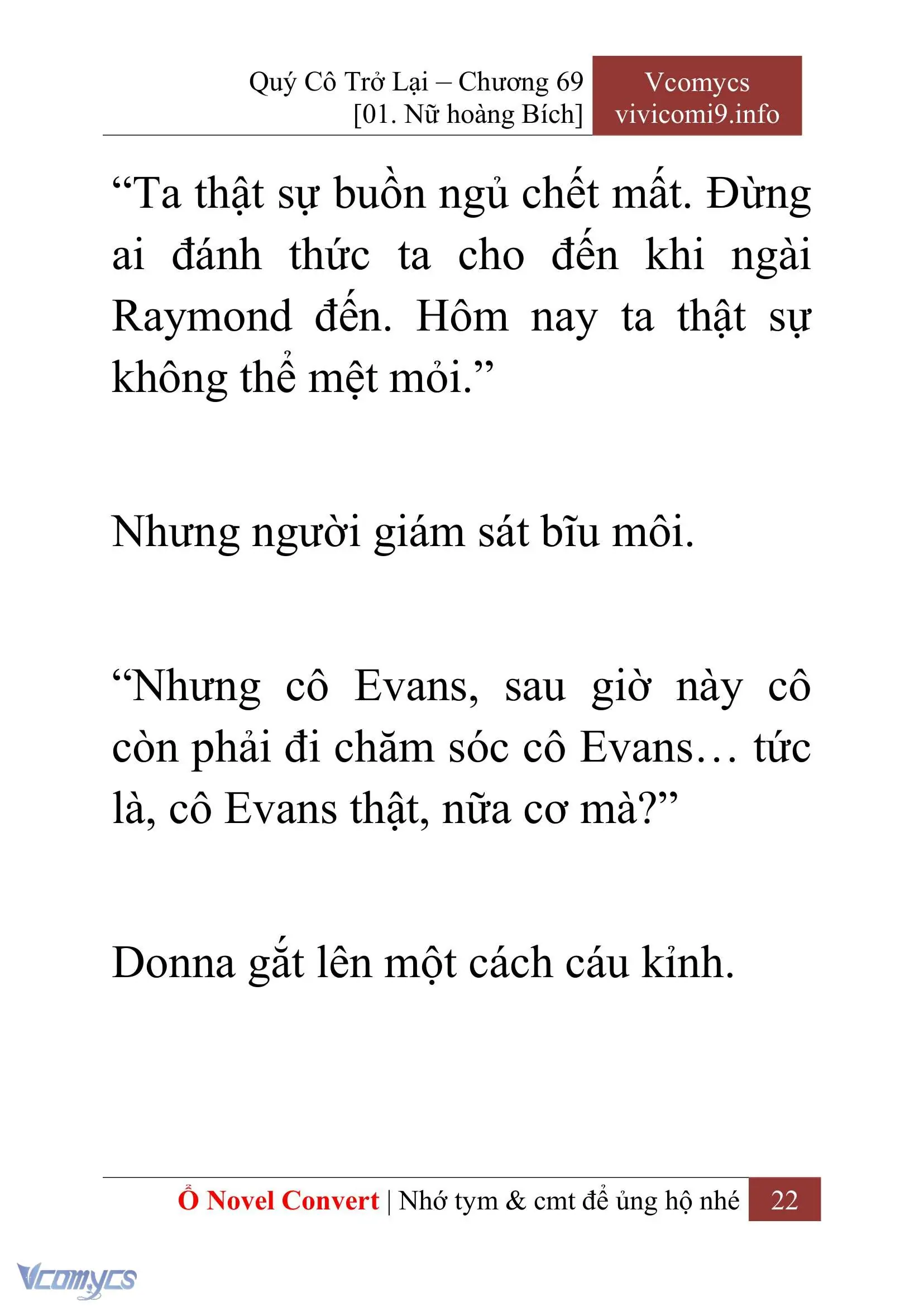 [Novel] Quý Cô Trở Lại Chapter 69 - Trang 25