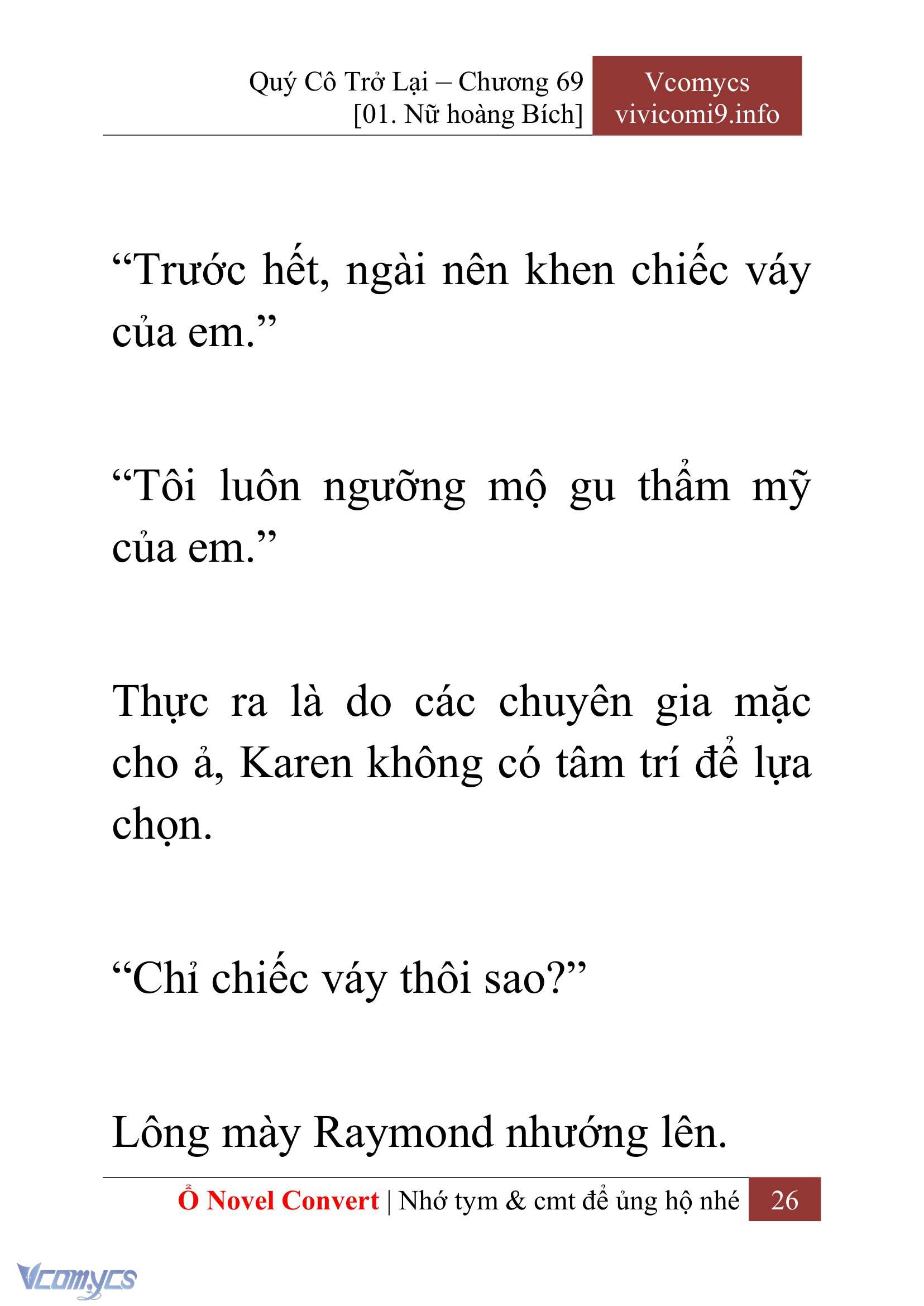 [Novel] Quý Cô Trở Lại Chapter 69 - Trang 29